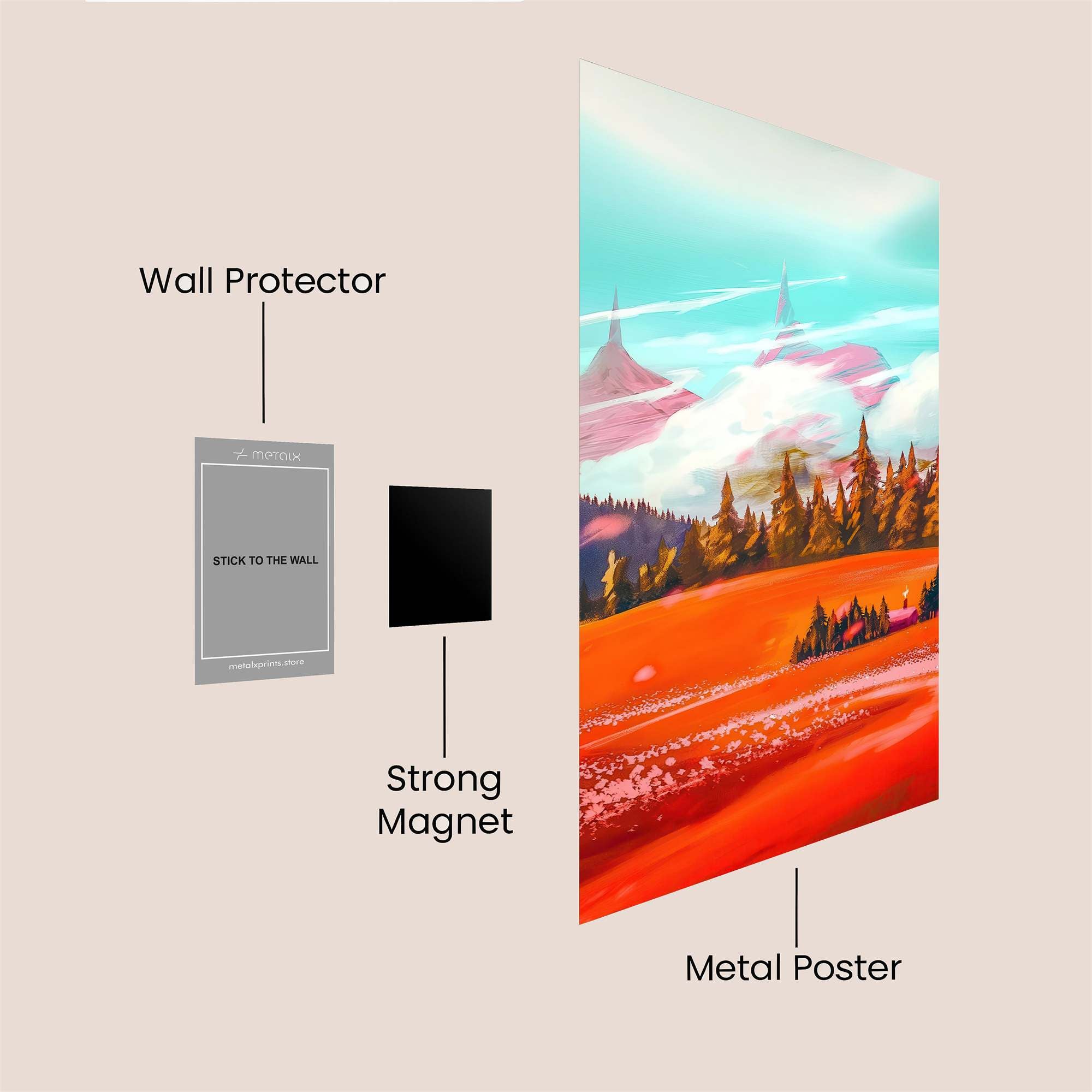 MountainWhisper Safe Wall Magnetic / M