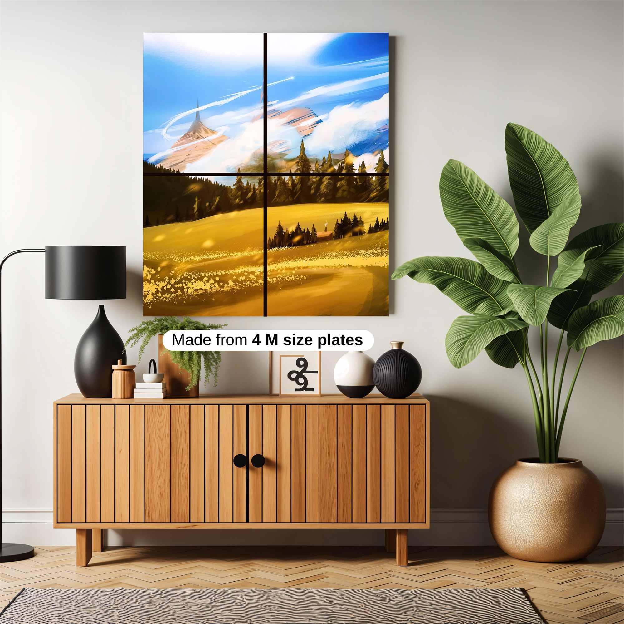 Mountain Whimsy Safe Wall Magnetic / M