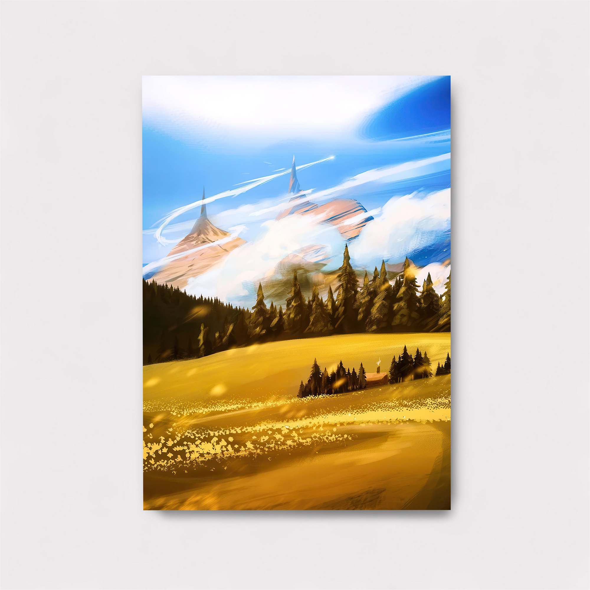 Mountain Whimsy Safe Wall Magnetic / M