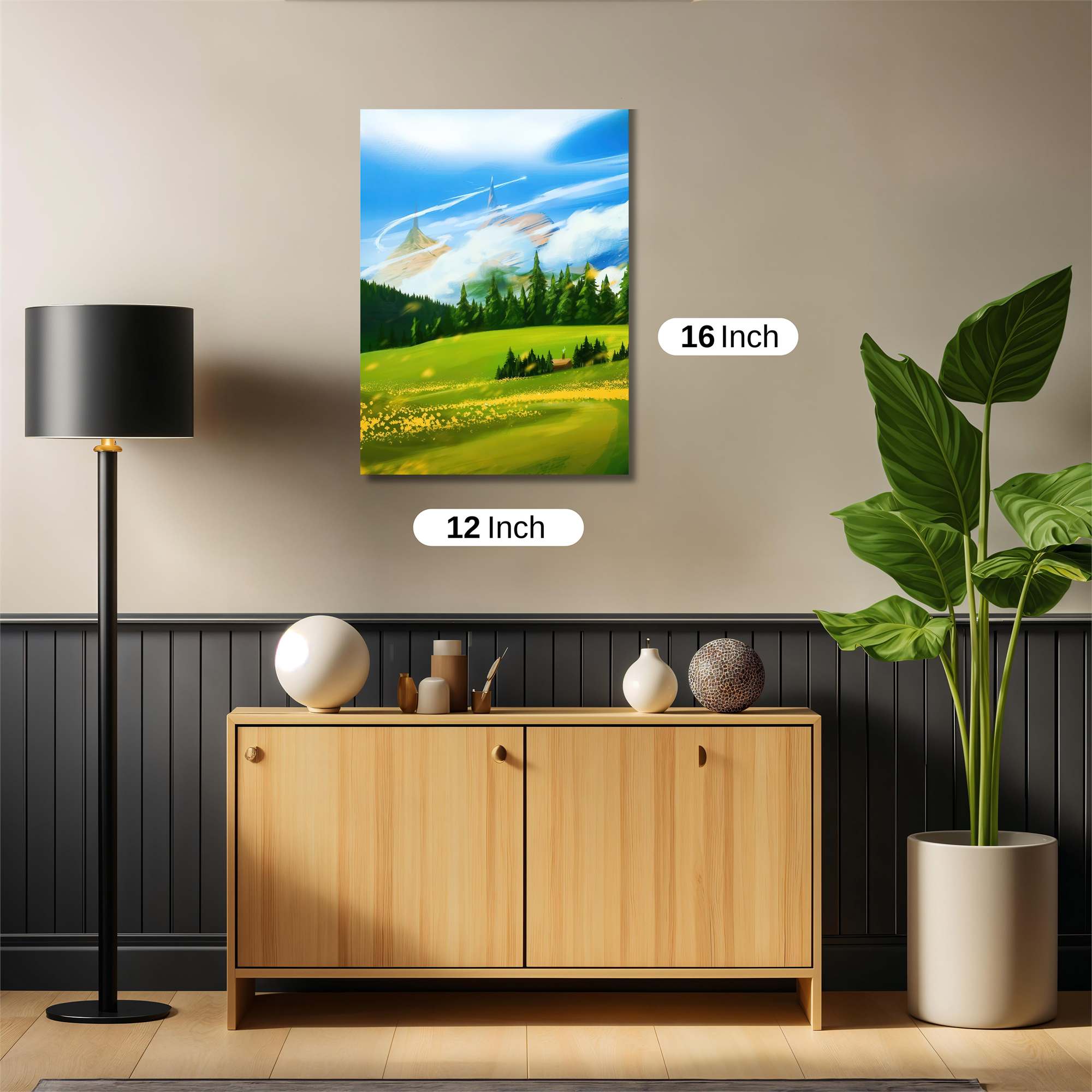 Mountain Serenity Safe Wall Magnetic / M