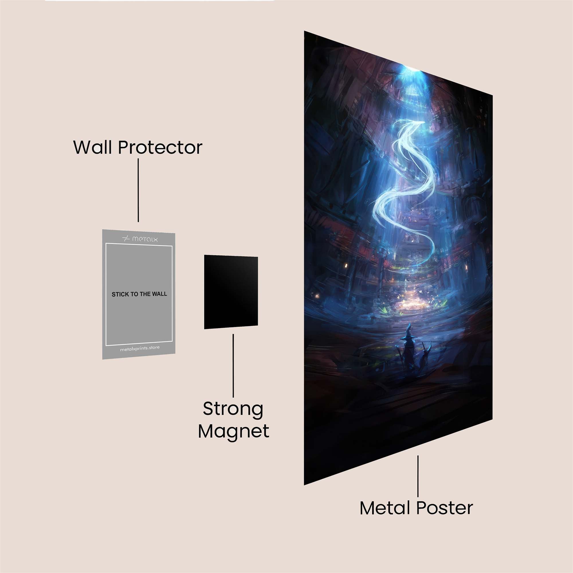 Mystic Whispers Safe Wall Magnetic / M