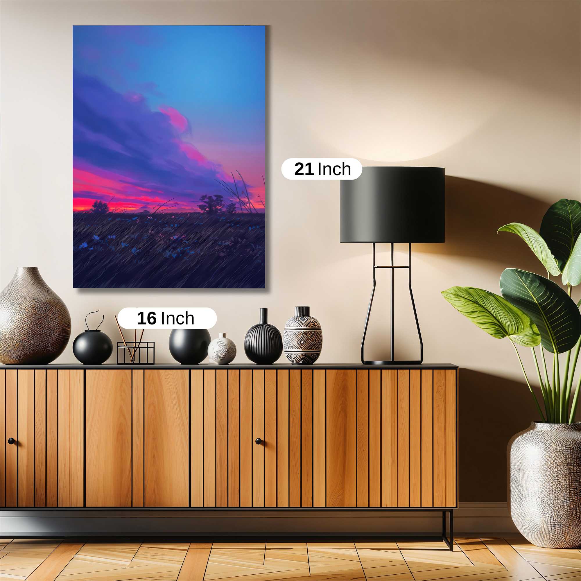 Sunset Serenity Safe Wall Magnetic / M