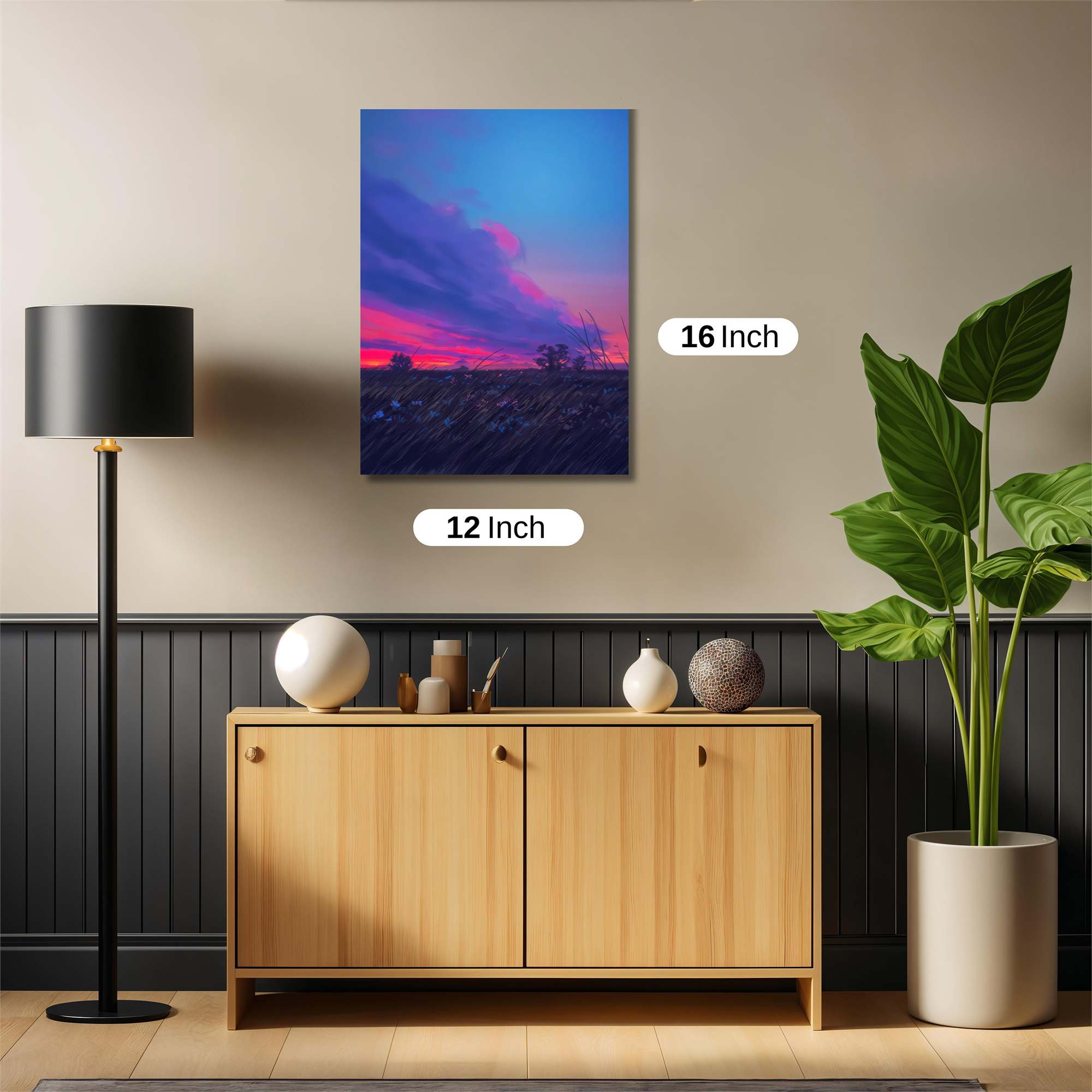 Sunset Serenity Safe Wall Magnetic / M