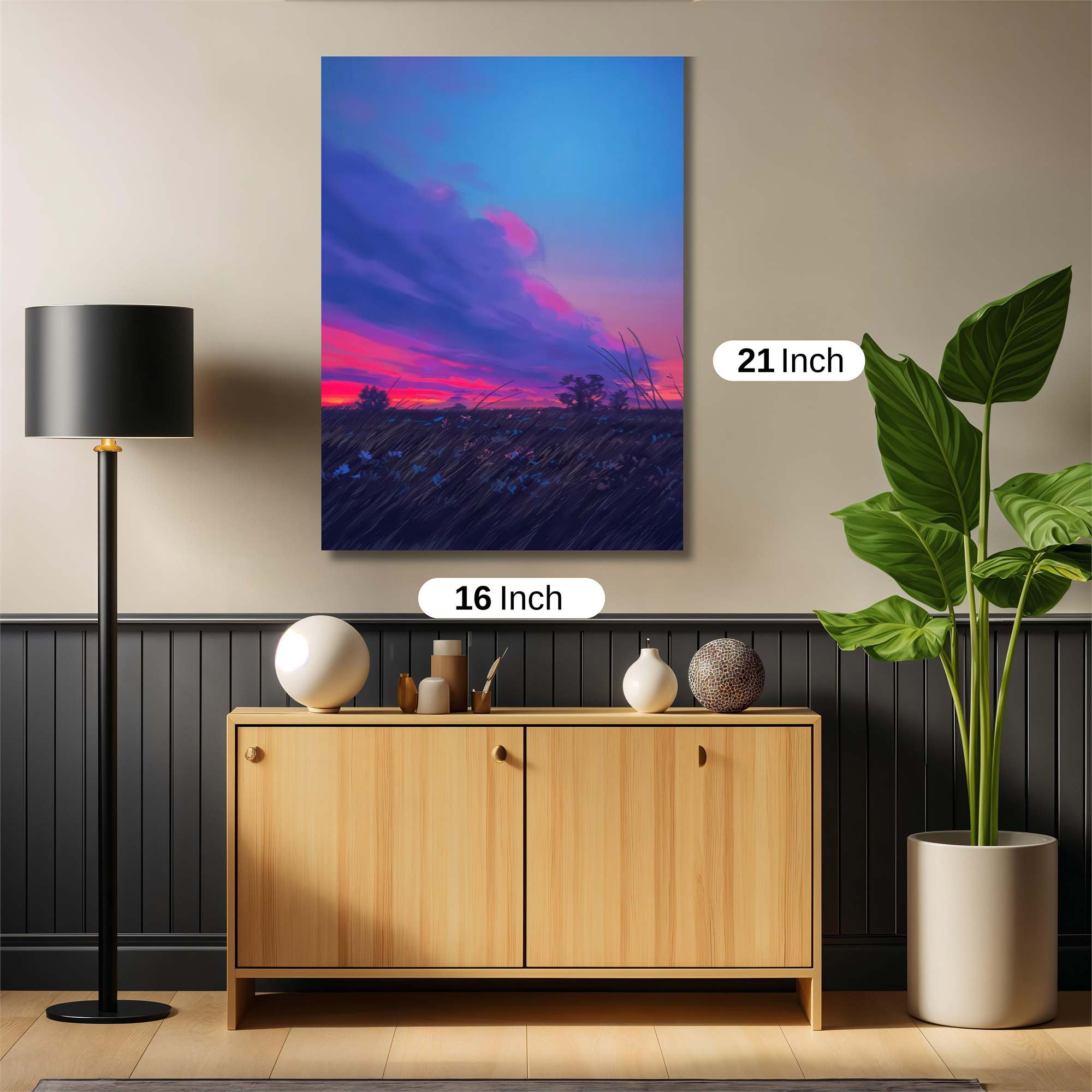 Sunset Serenity Safe Wall Magnetic / M