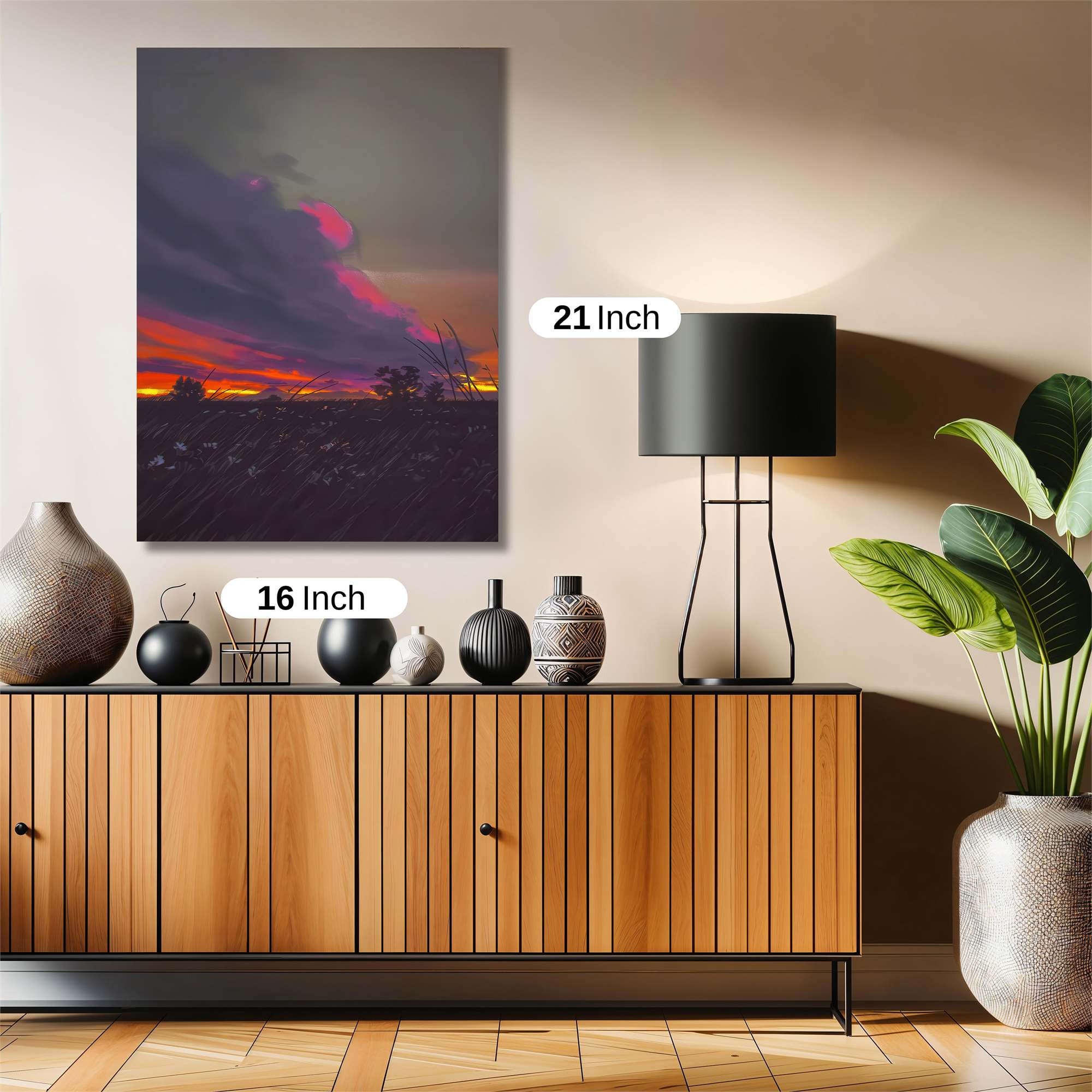 Sunset Serenity Safe Wall Magnetic / M