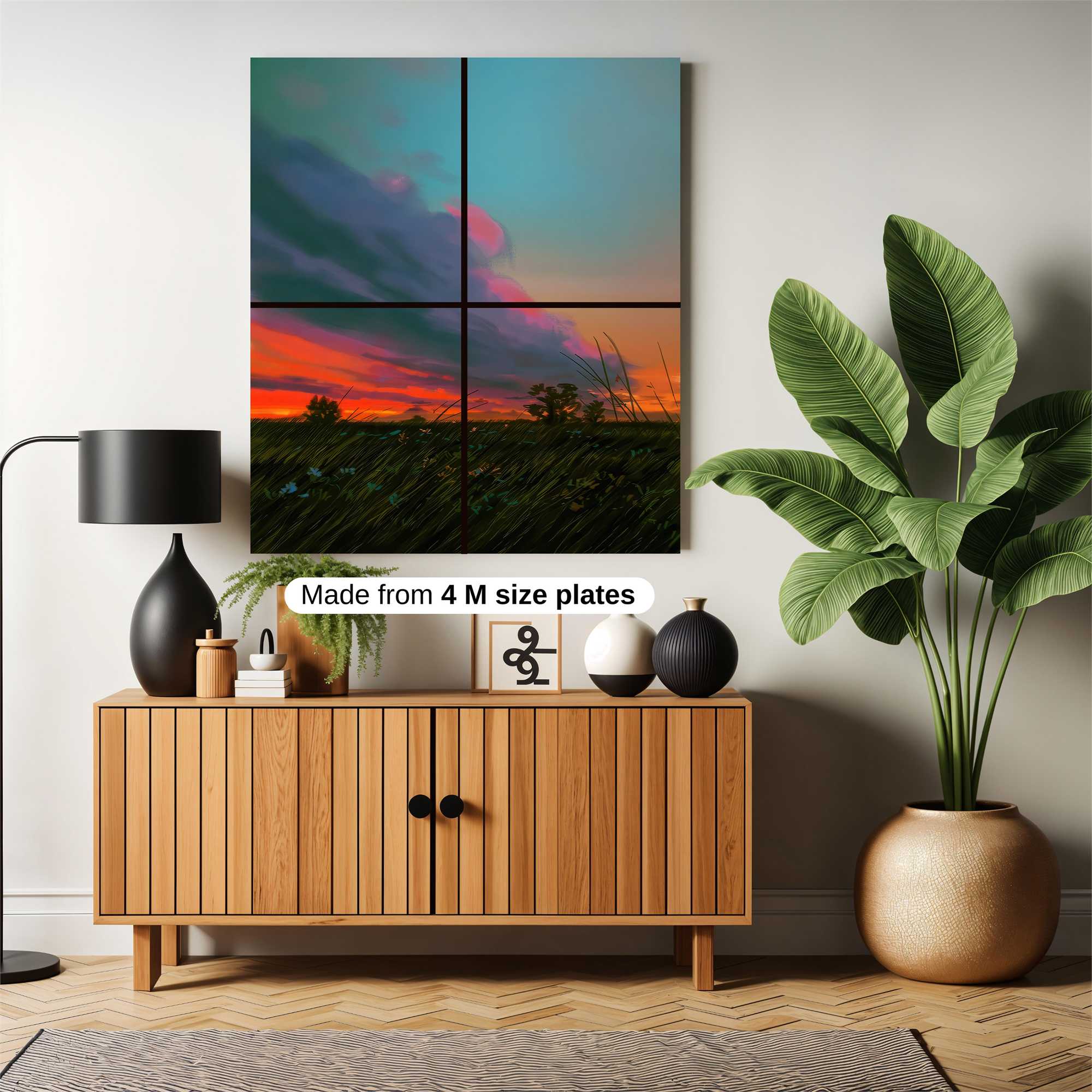 Sunset Serenity Safe Wall Magnetic / M