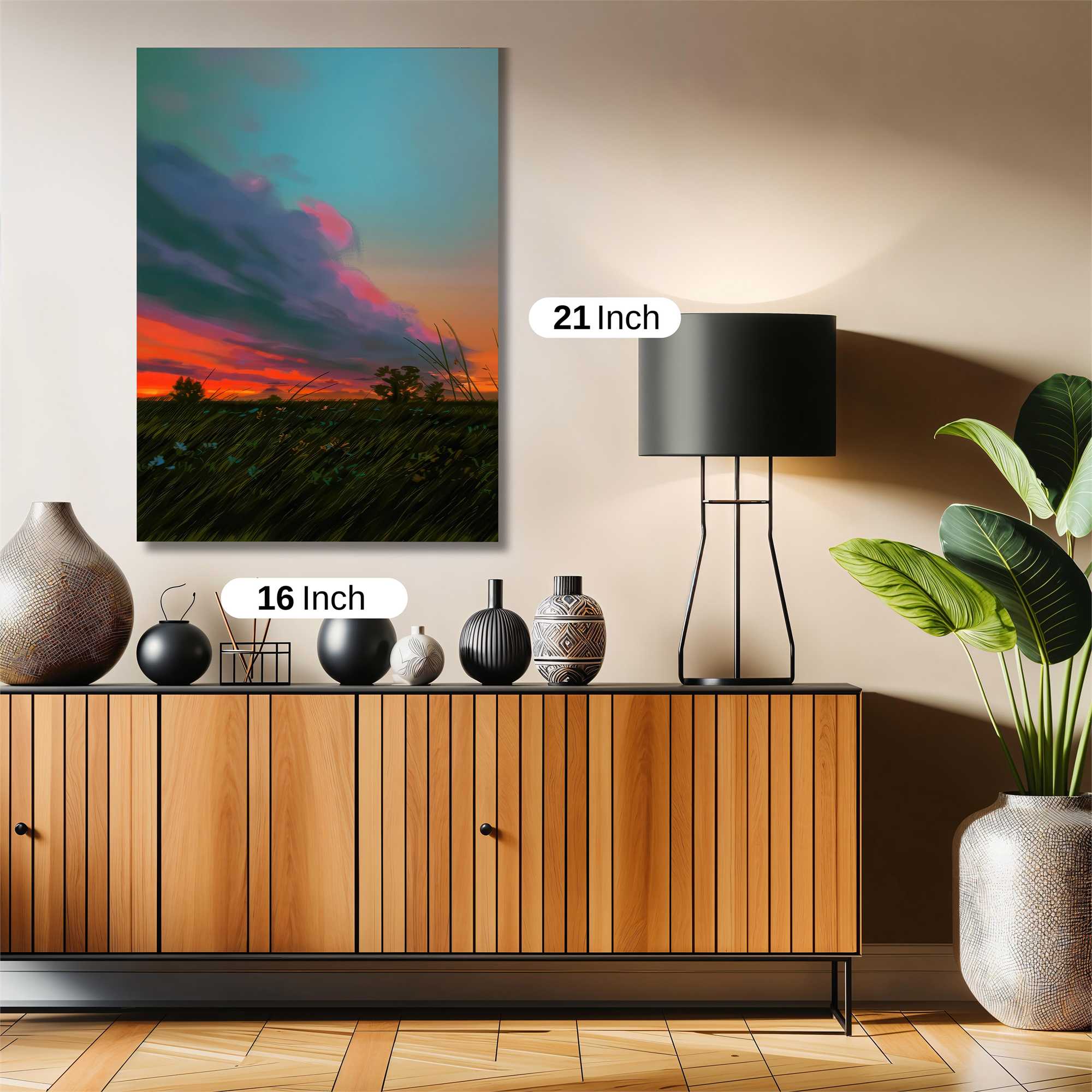 Sunset Serenity Safe Wall Magnetic / M