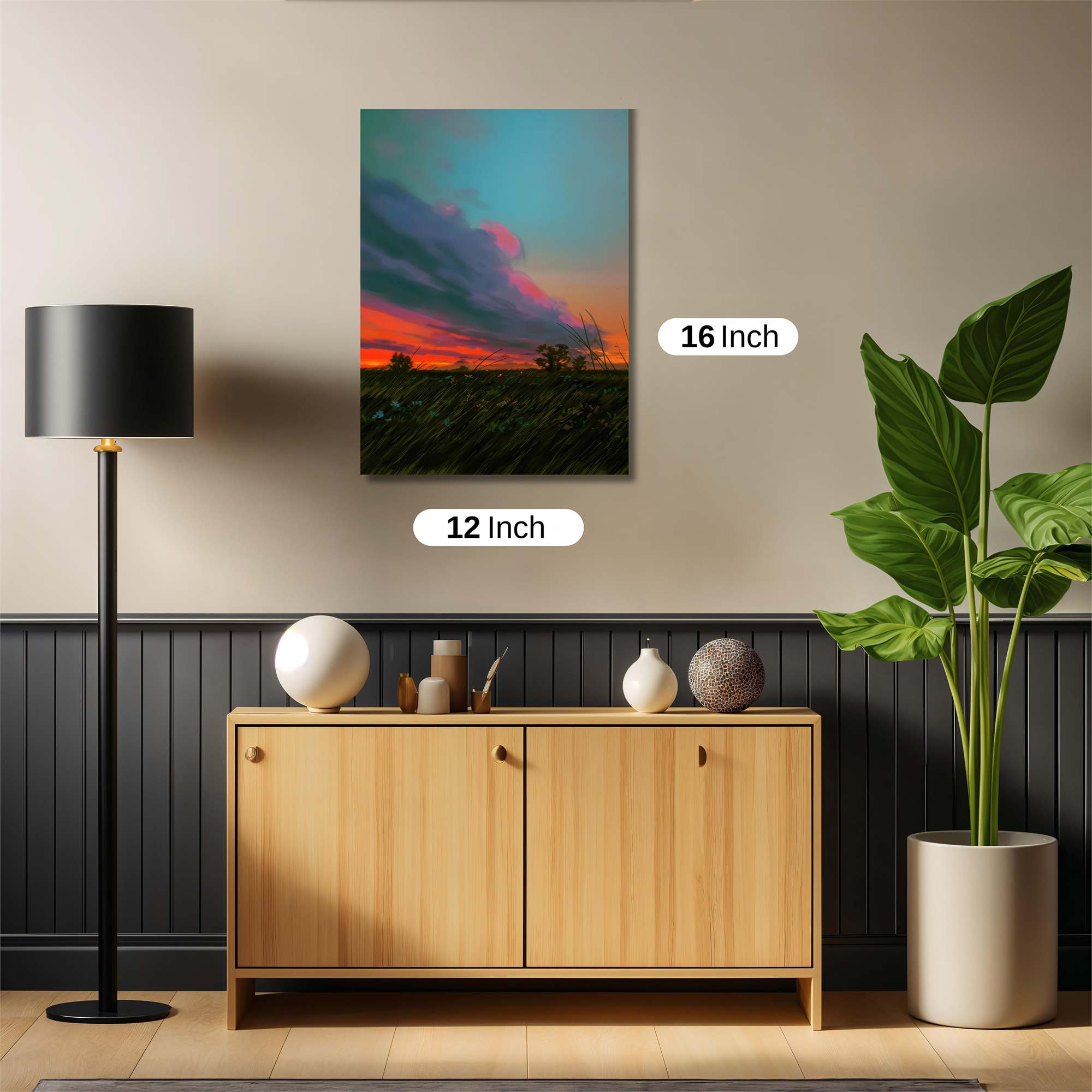 Sunset Serenity Safe Wall Magnetic / M