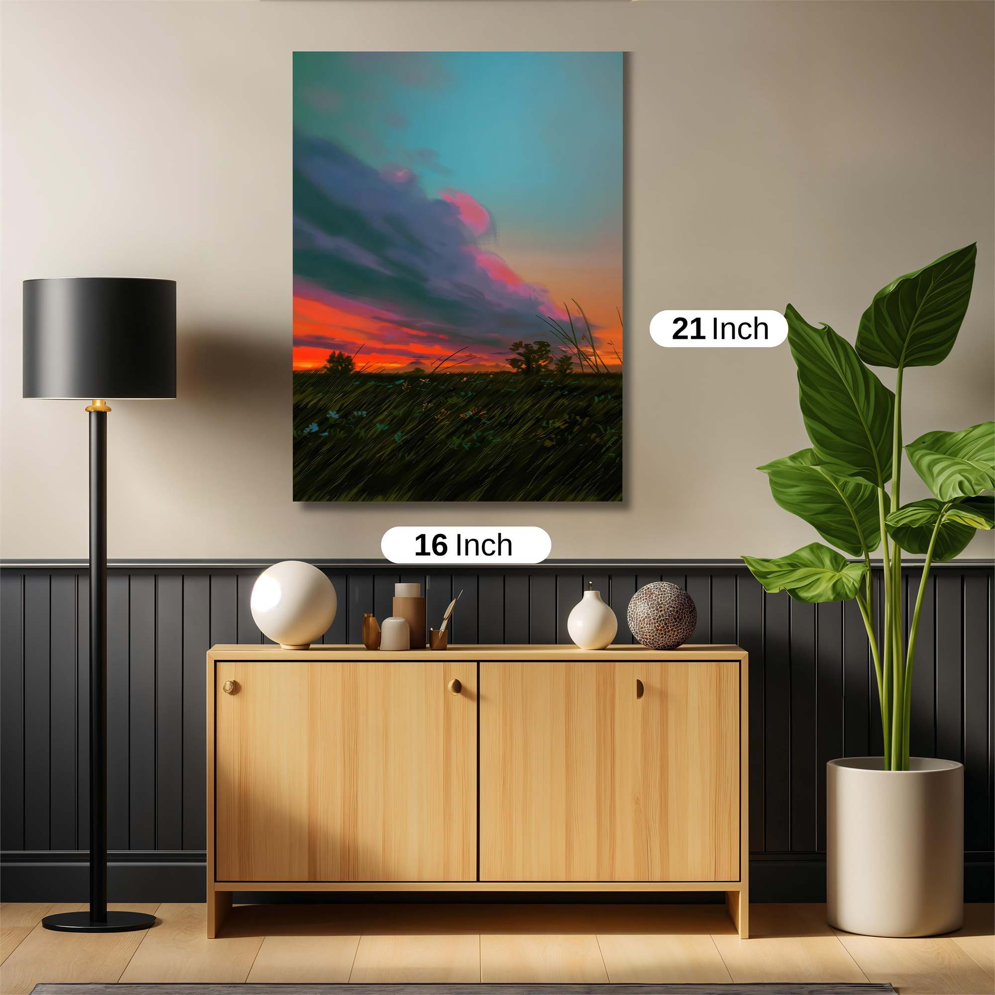 Sunset Serenity Safe Wall Magnetic / M