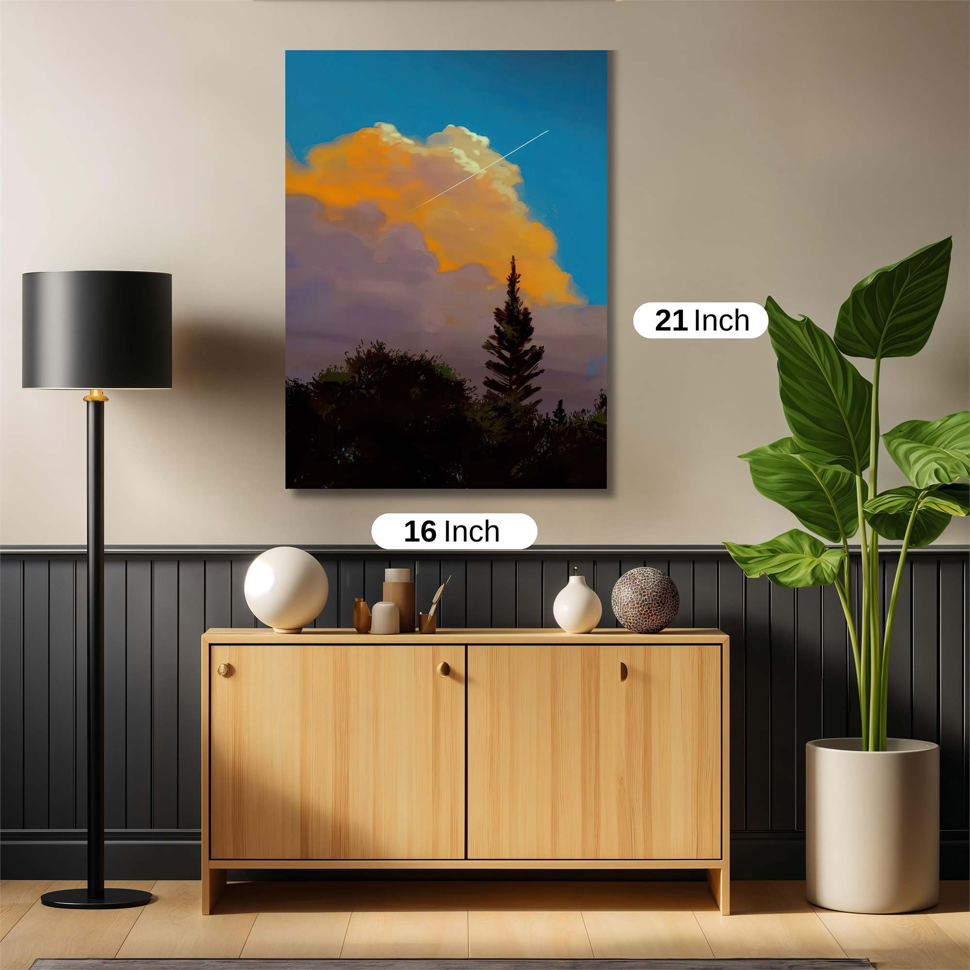 Sunset Serenity Safe Wall Magnetic / M