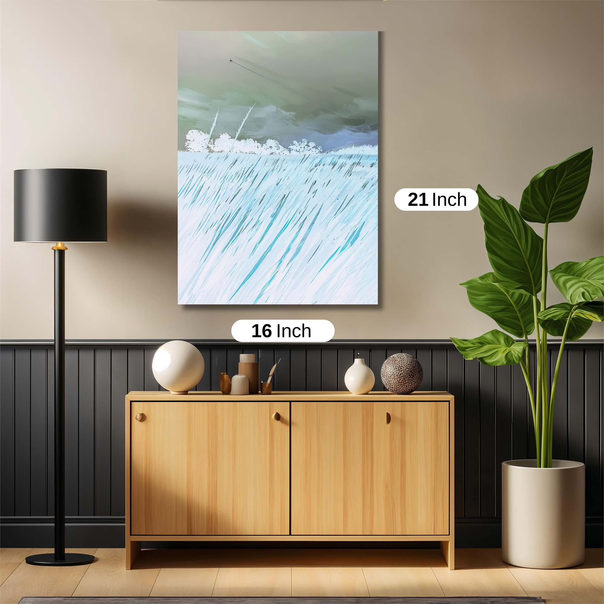 Snowy Serenity Safe Wall Magnetic / M