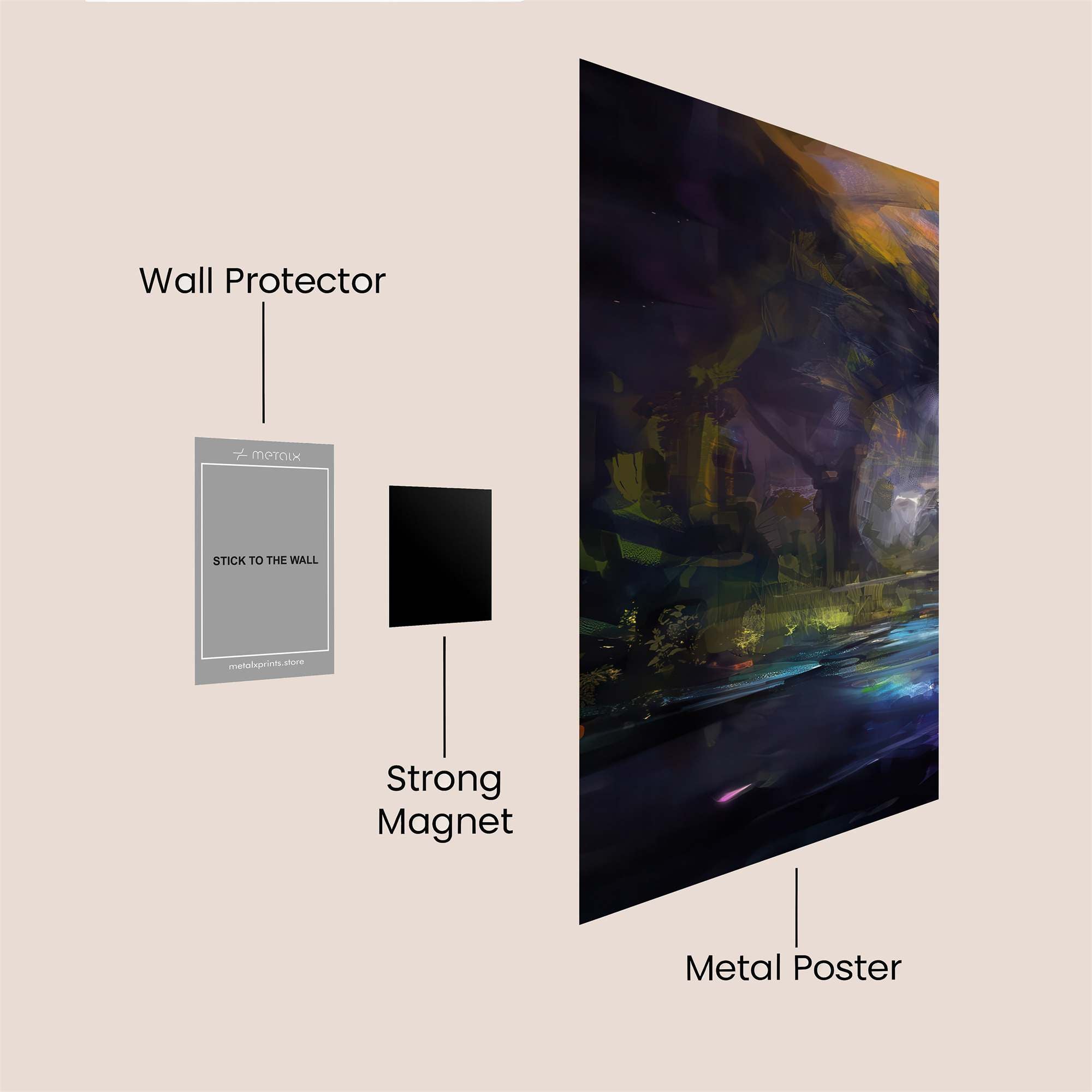 Mystic Dawn Safe Wall Magnetic / M