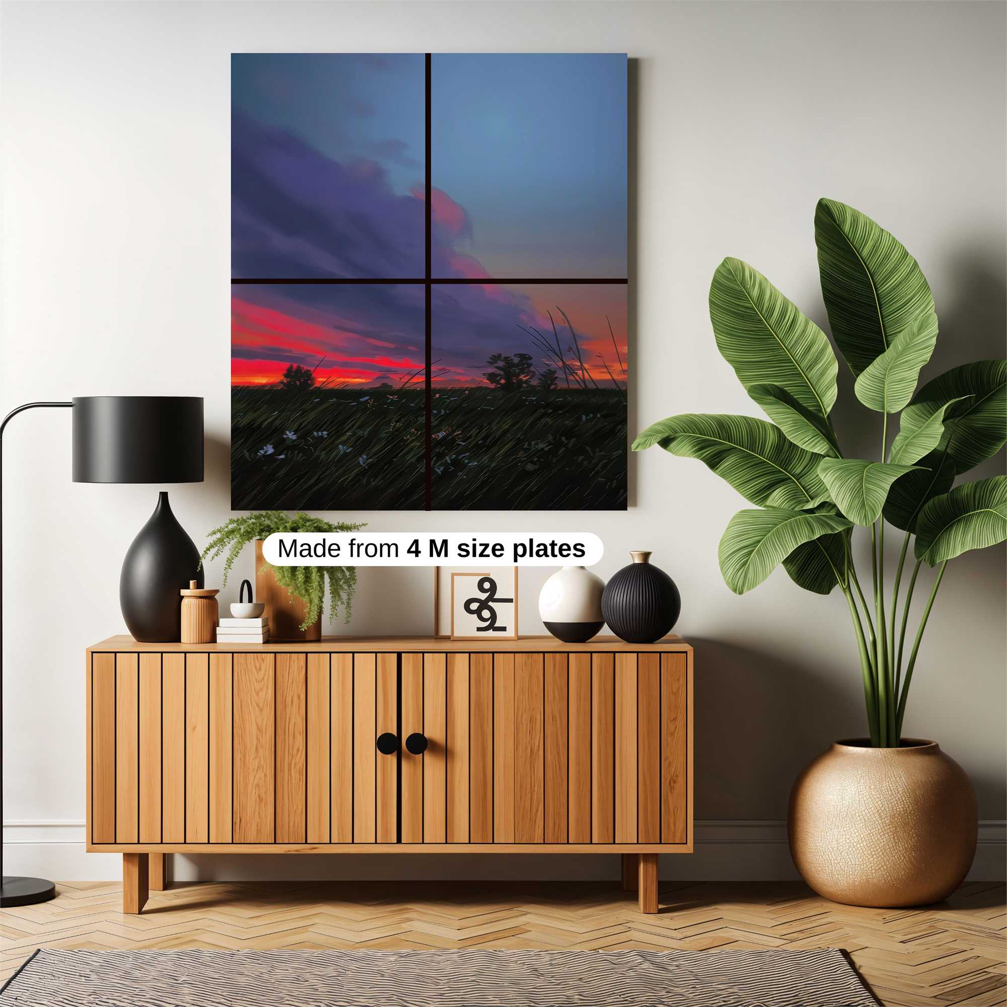 Sunset Serenity Safe Wall Magnetic / M