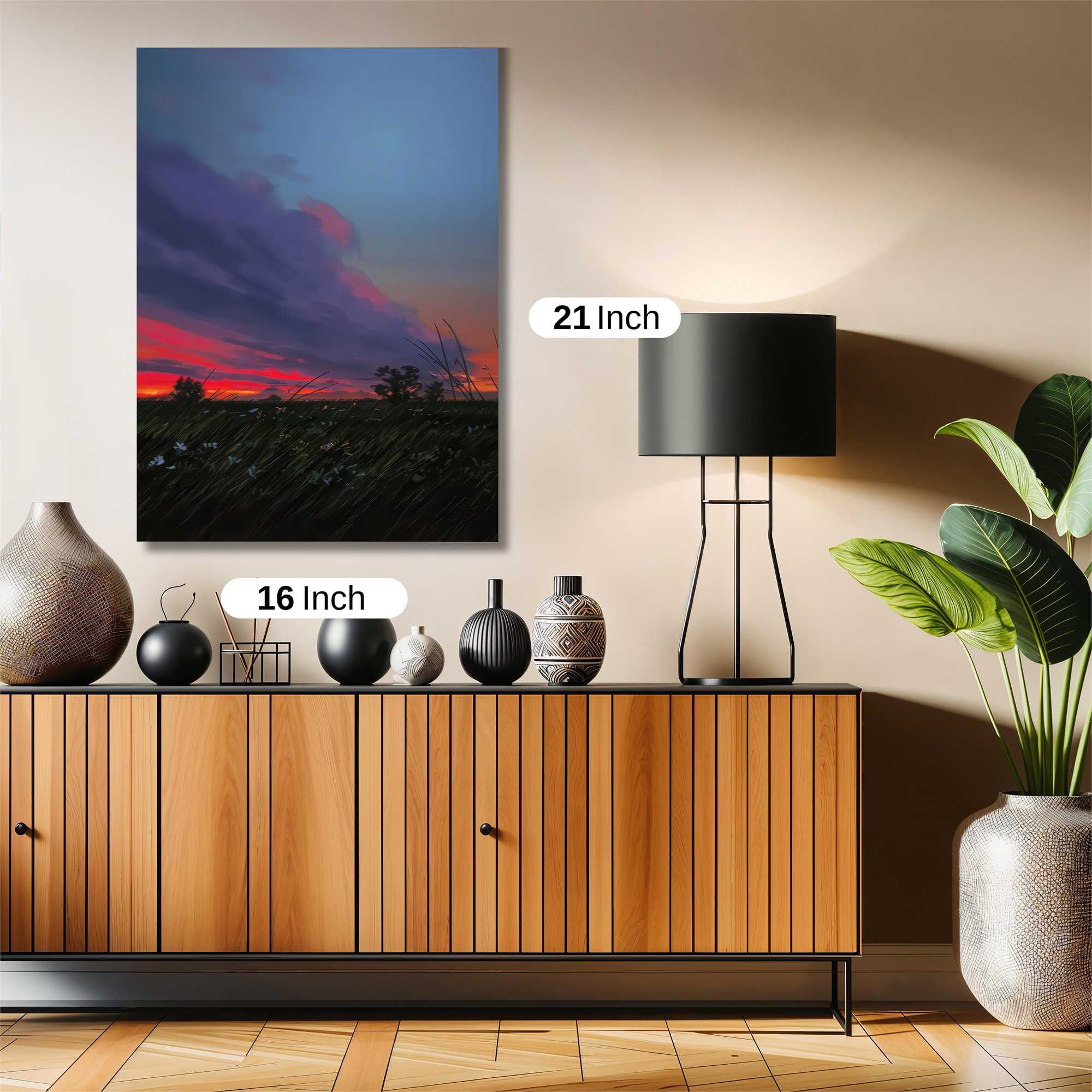 Sunset Serenity Safe Wall Magnetic / M