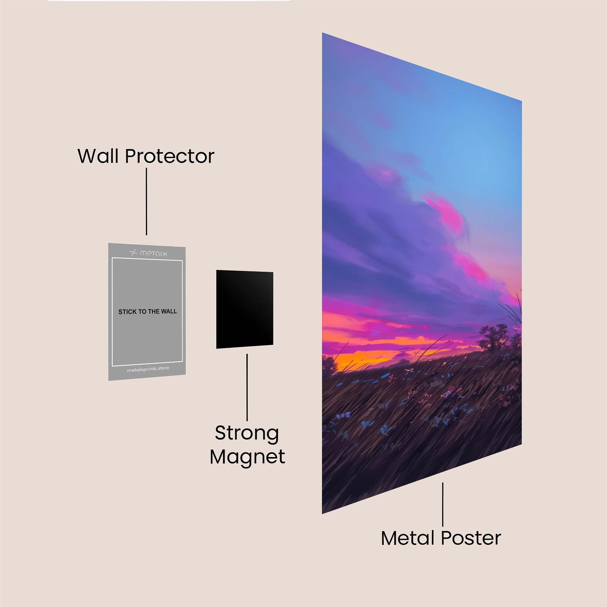Sky Serenade Safe Wall Magnetic / M
