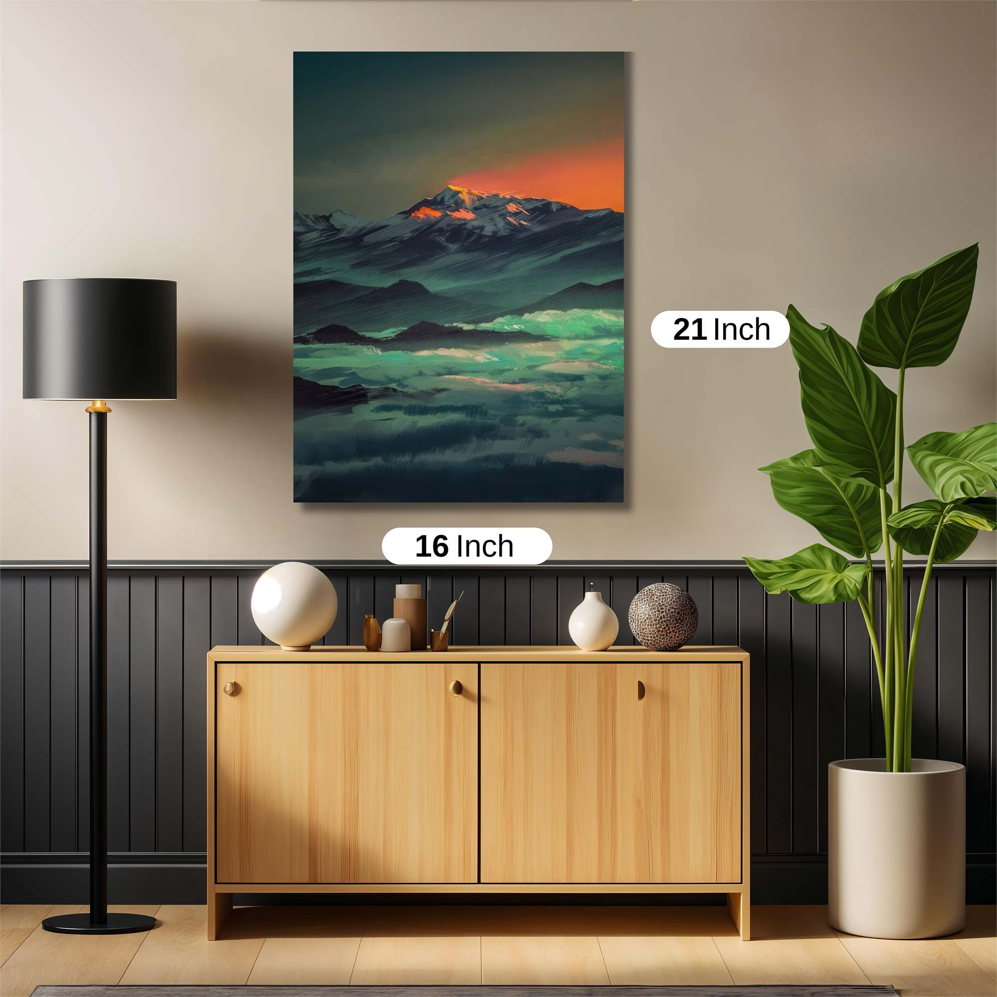 Sunset Serenity Safe Wall Magnetic / M