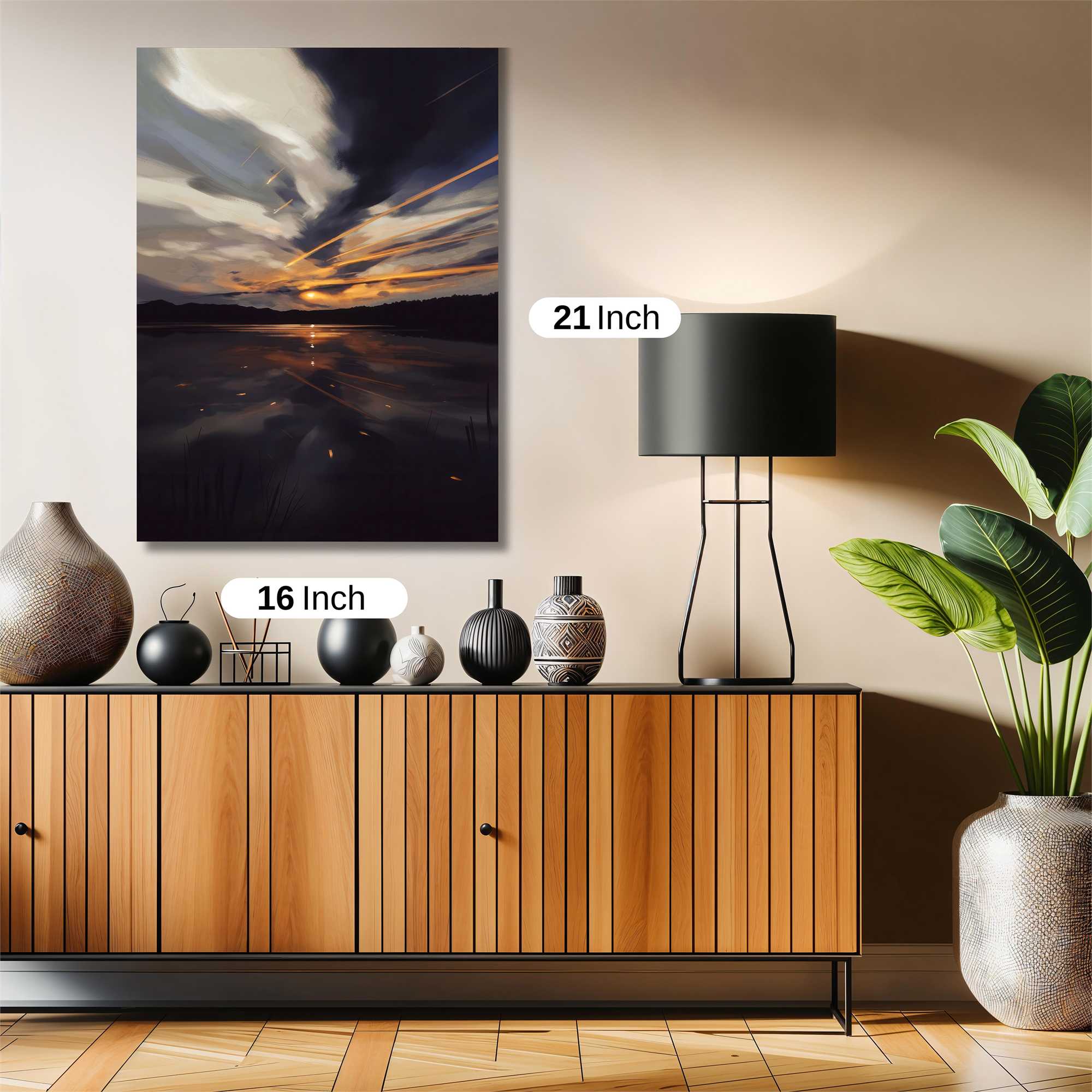 Sunset Serenity Safe Wall Magnetic / M