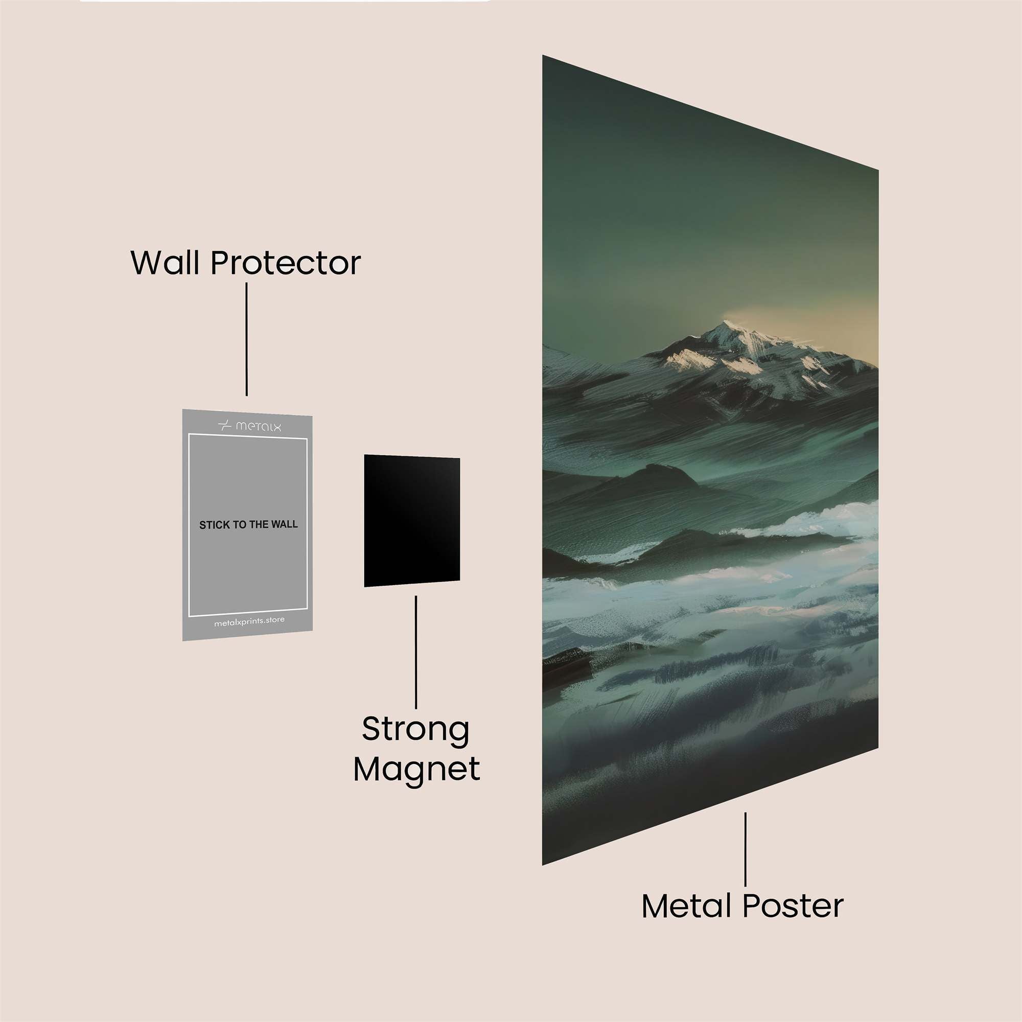 Everest Serene Safe Wall Magnetic / M