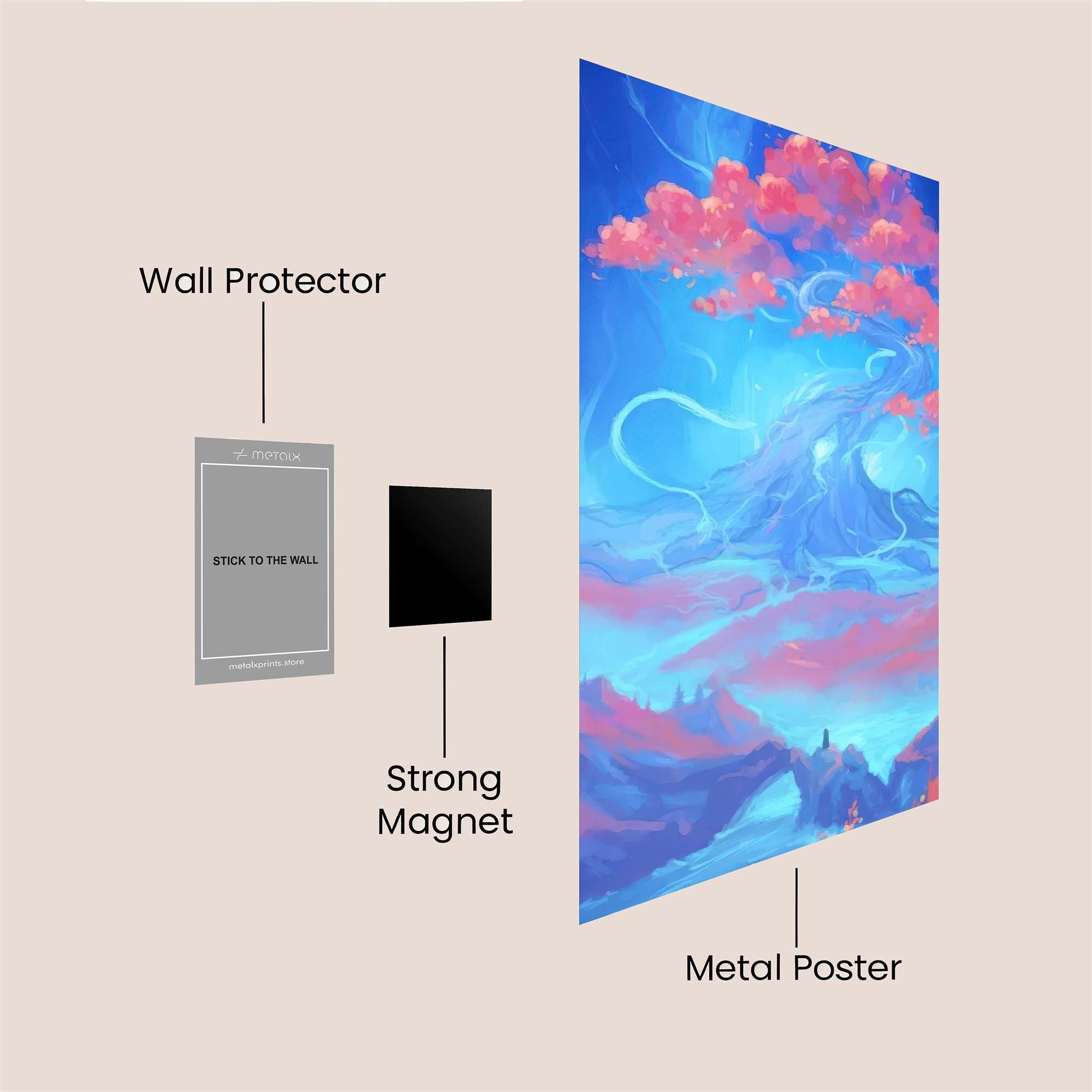 Yggdrasil Dream Safe Wall Magnetic / M