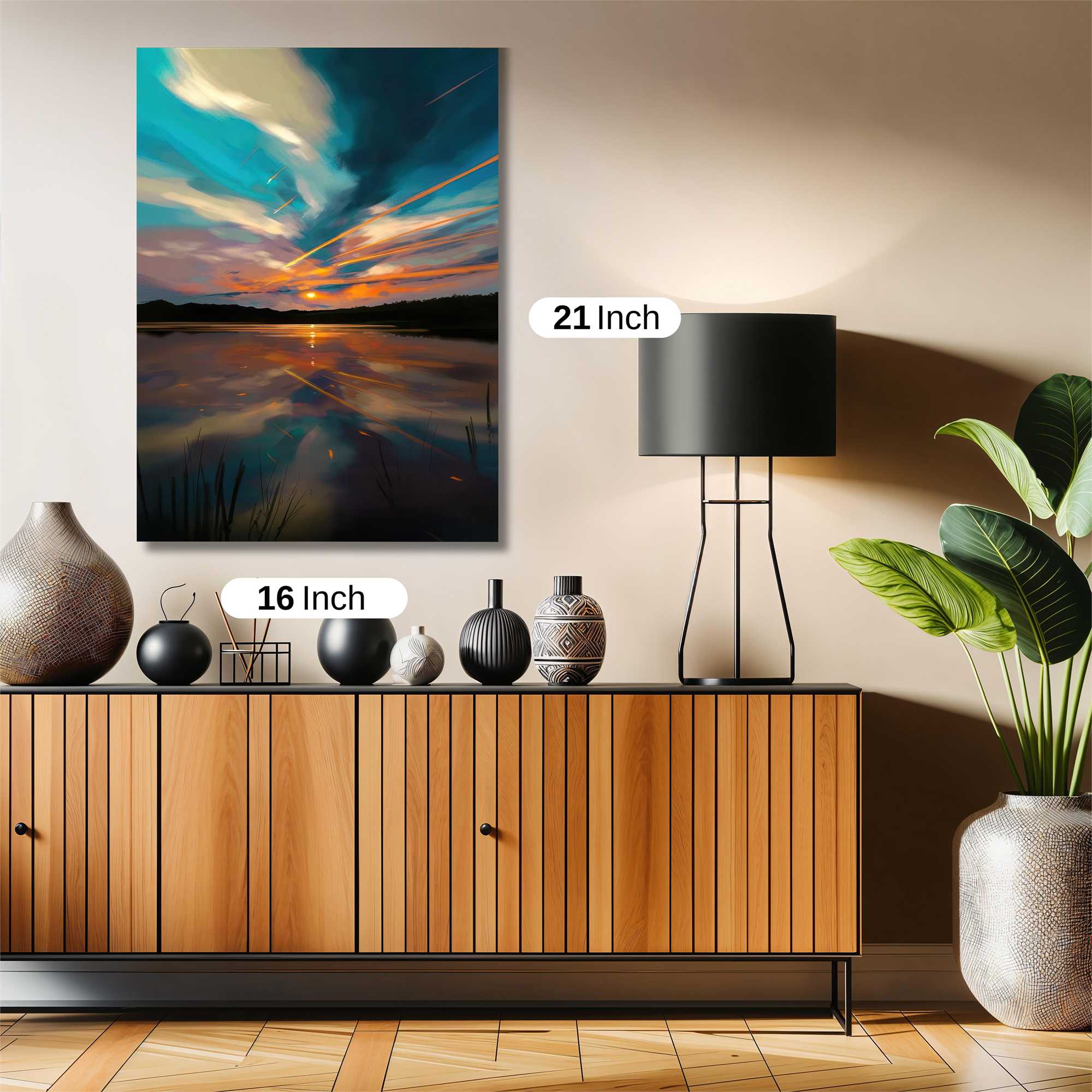 Sunset Serenity Safe Wall Magnetic / M
