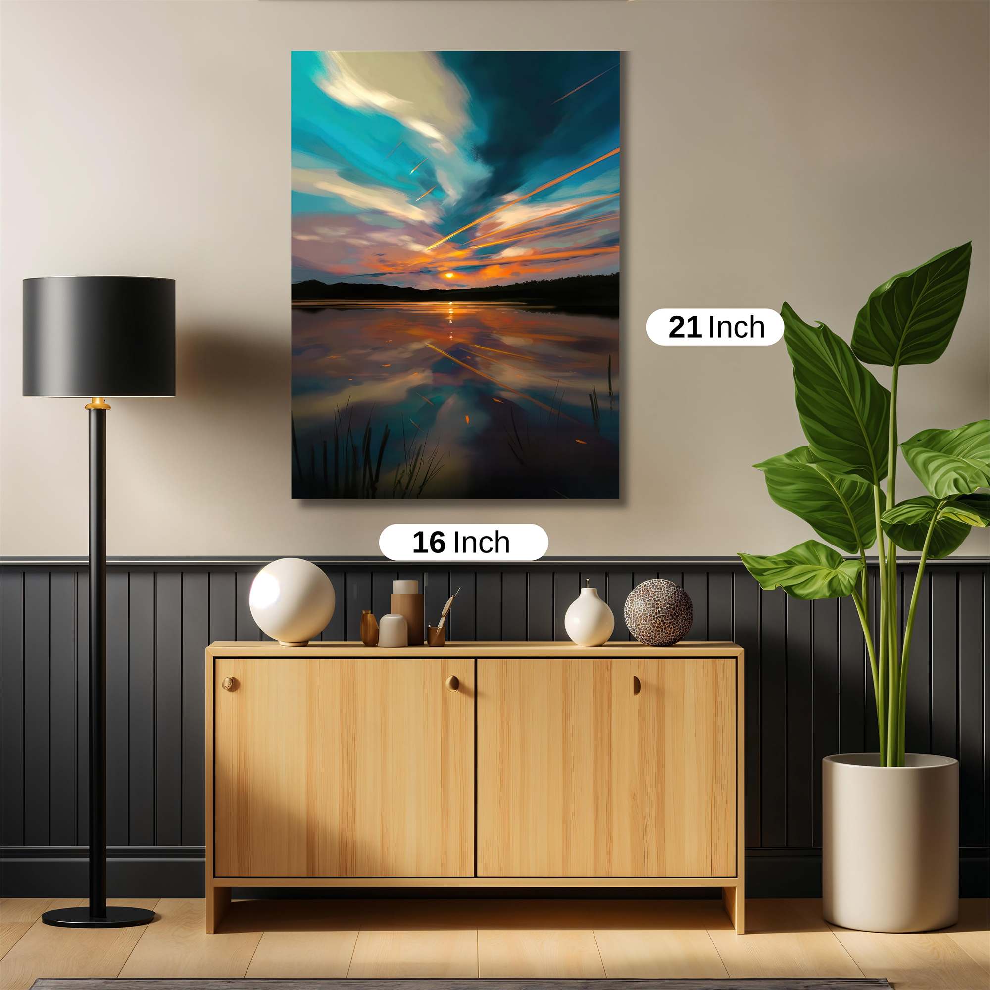 Sunset Serenity Safe Wall Magnetic / M