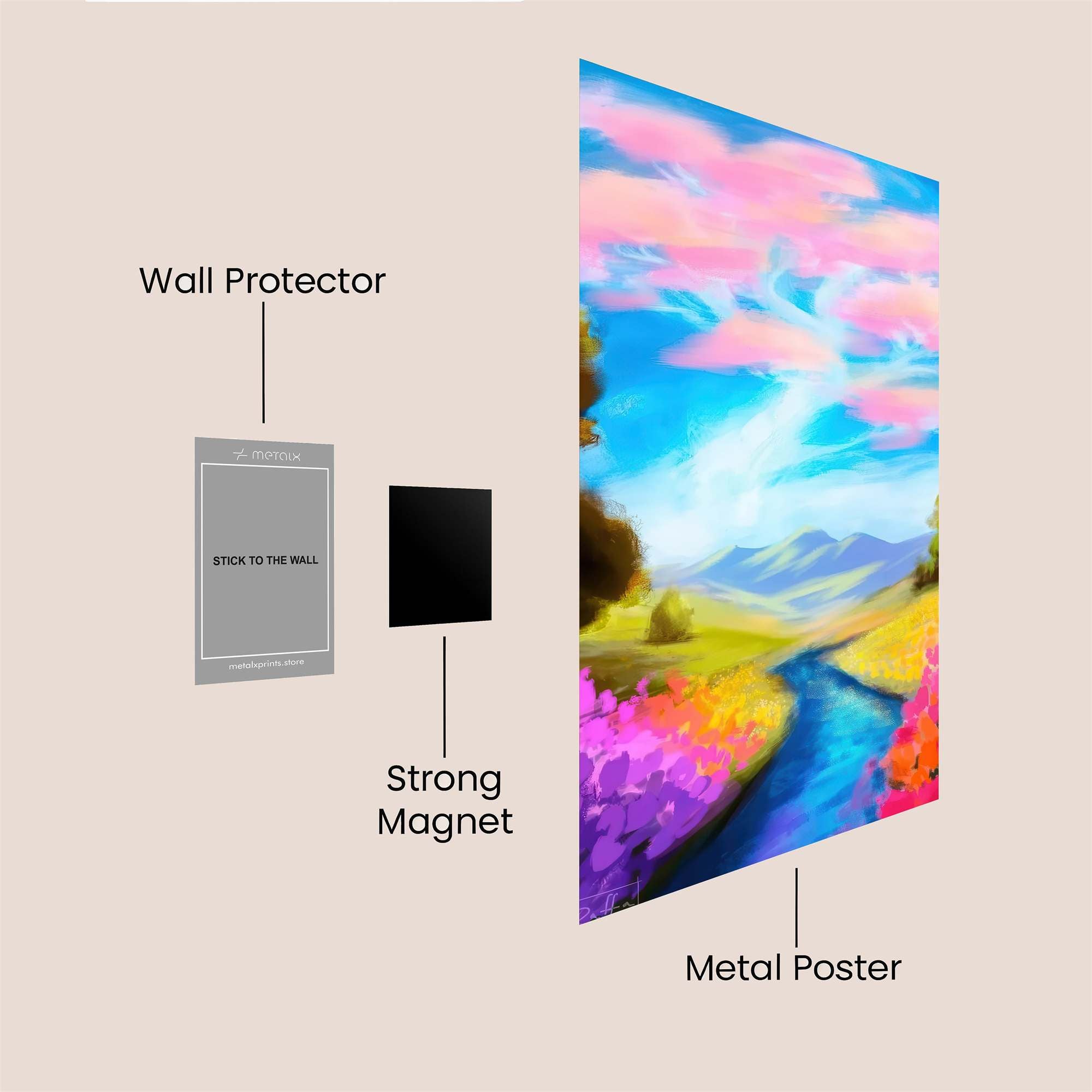 BlossomRapture Safe Wall Magnetic / M