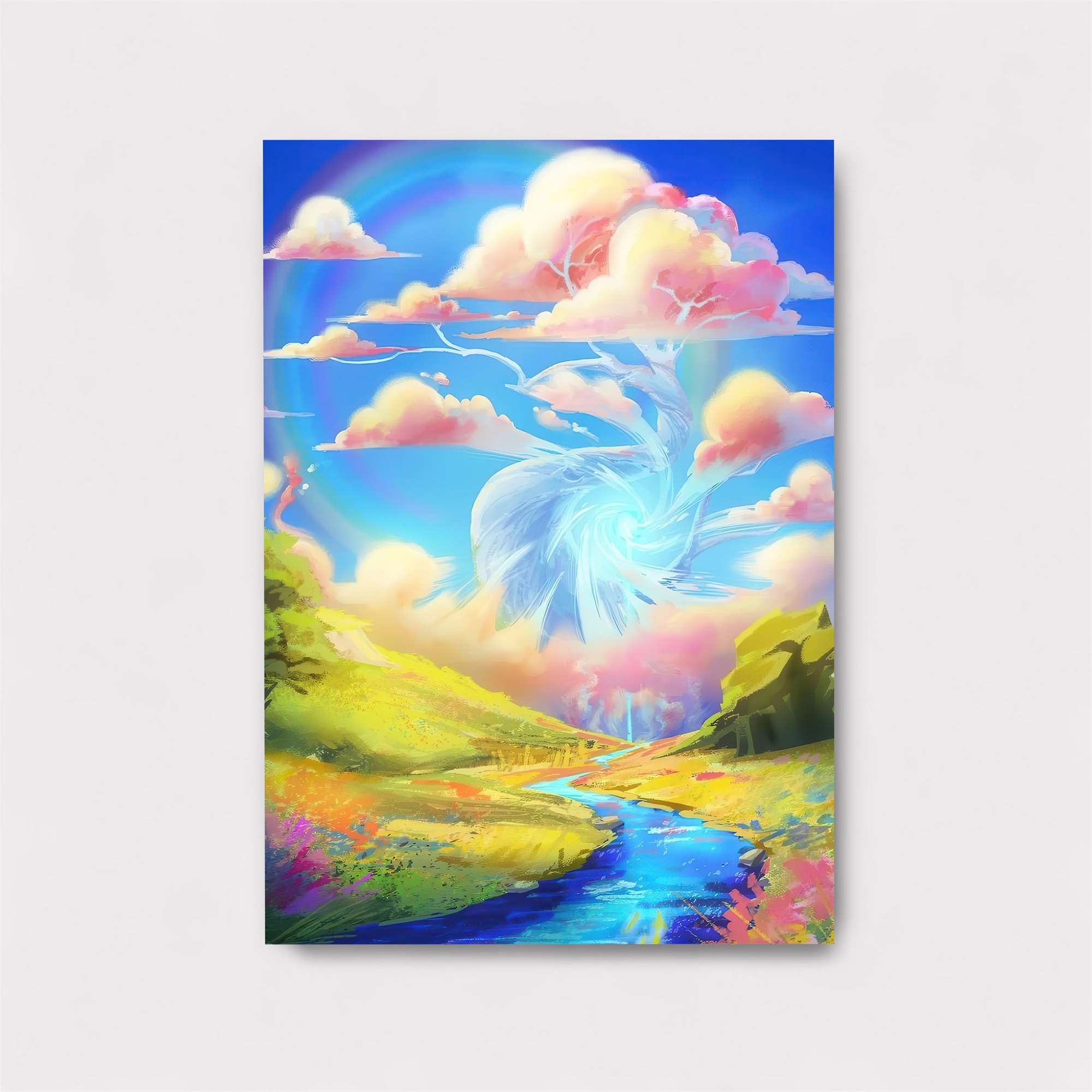 Rainbow Whimsy Safe Wall Magnetic / M