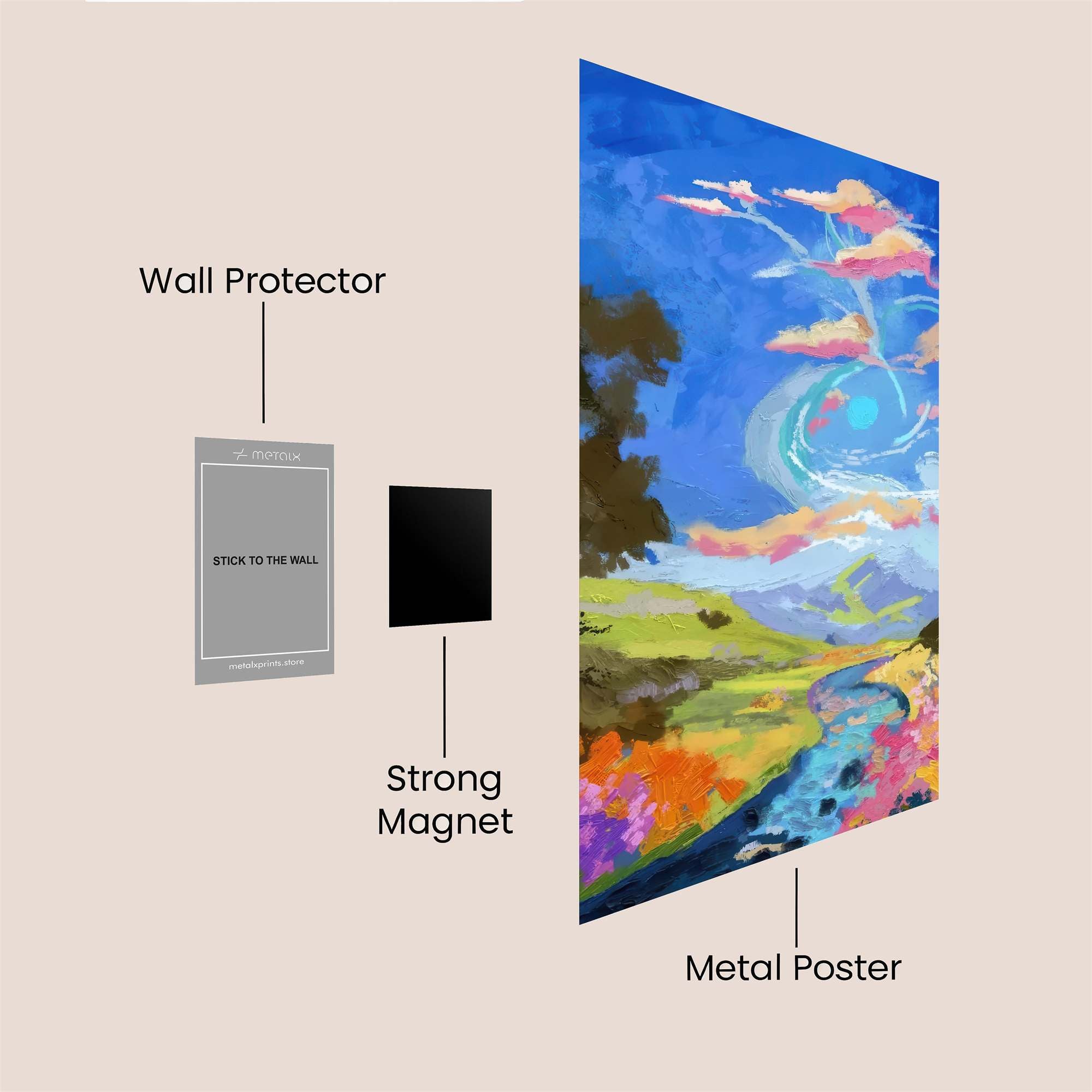 SkyWhisper Safe Wall Magnetic / M