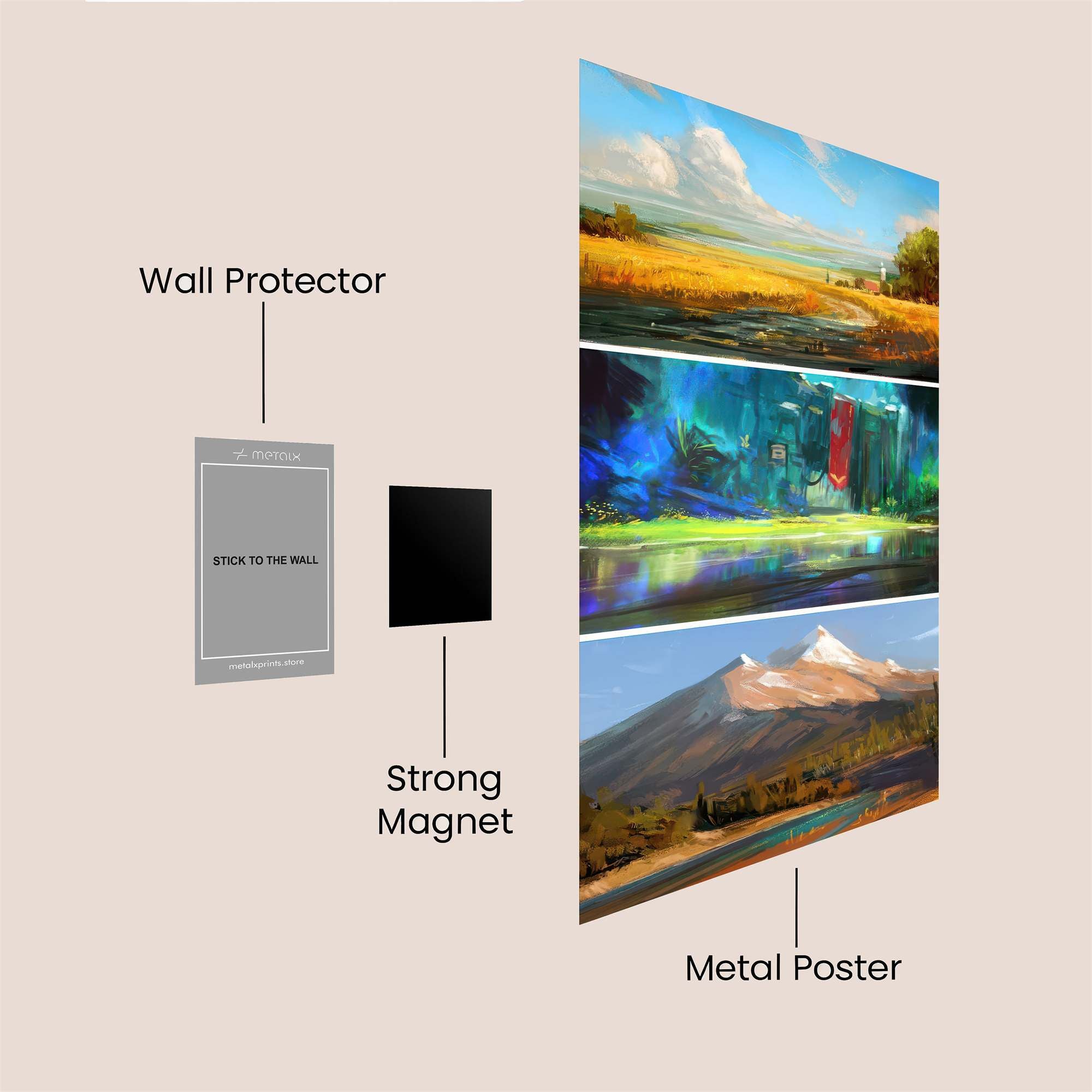 Fields Serenity Safe Wall Magnetic / M