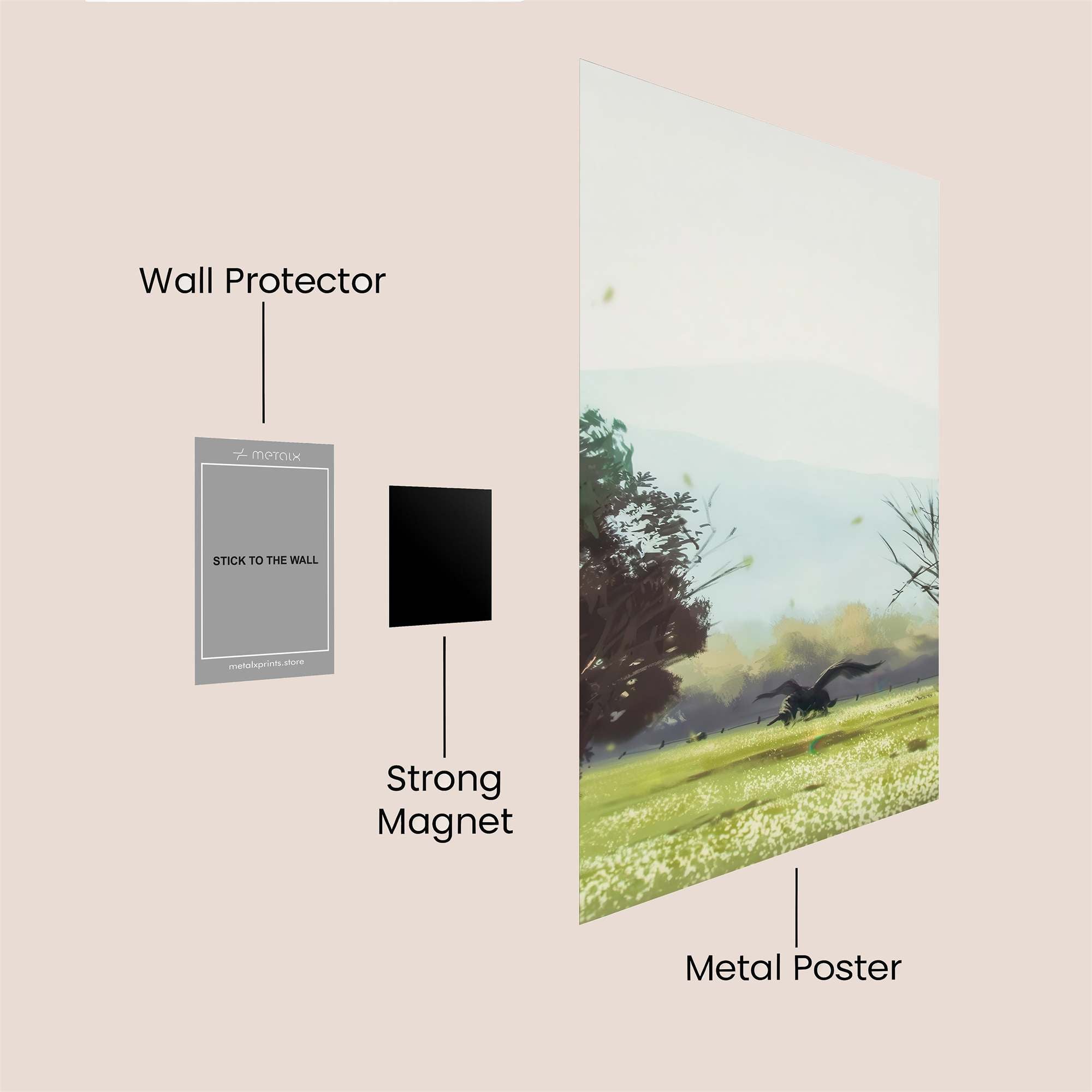 Raven Serenity Safe Wall Magnetic / M