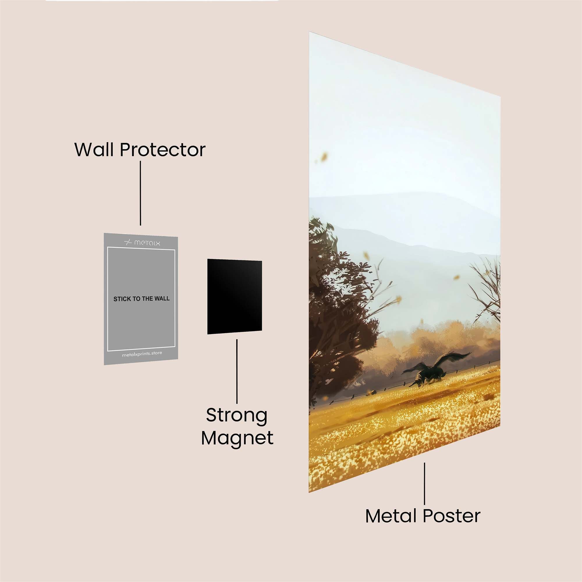 Dragon Serenity Safe Wall Magnetic / M