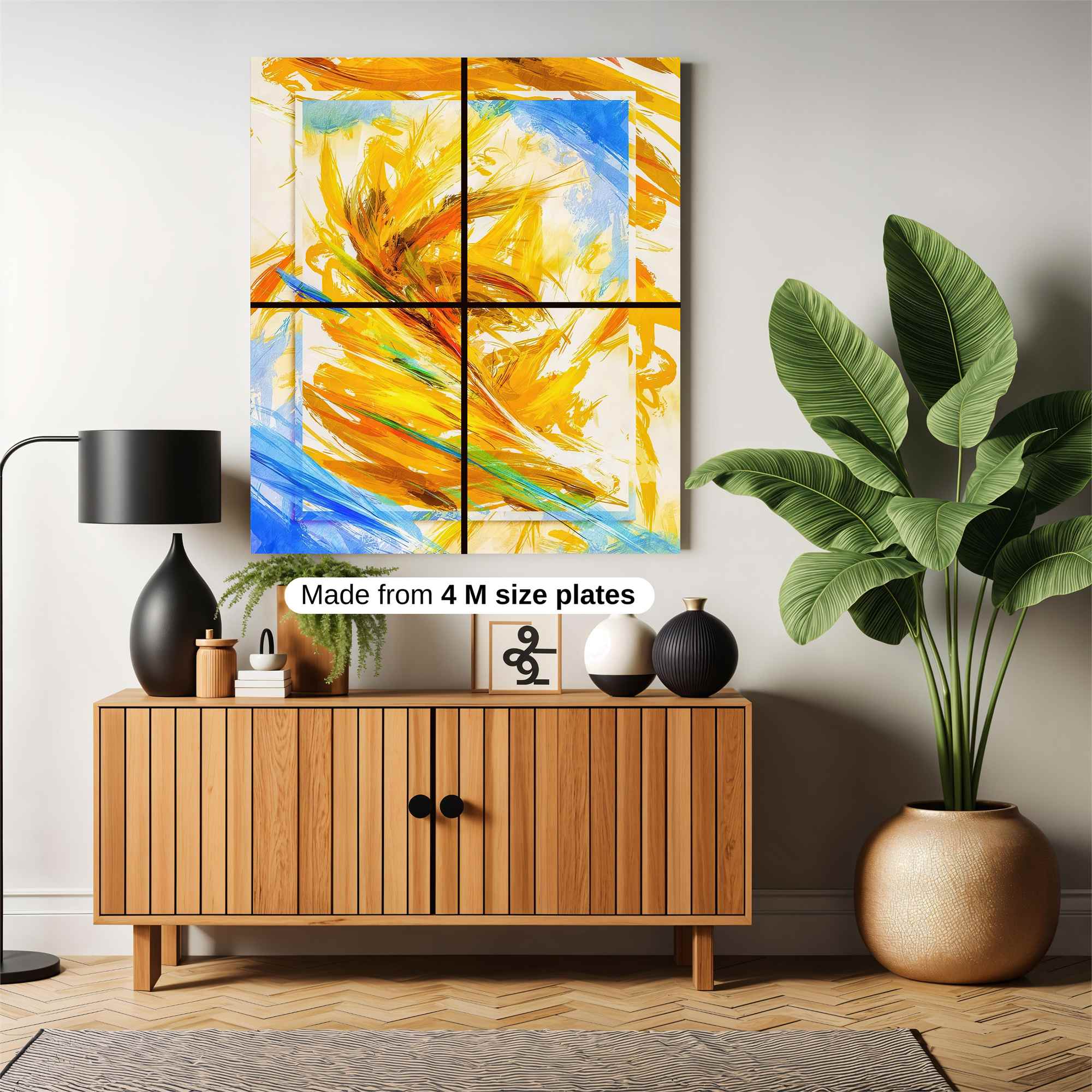 Sunflower Serenity Safe Wall Magnetic / M