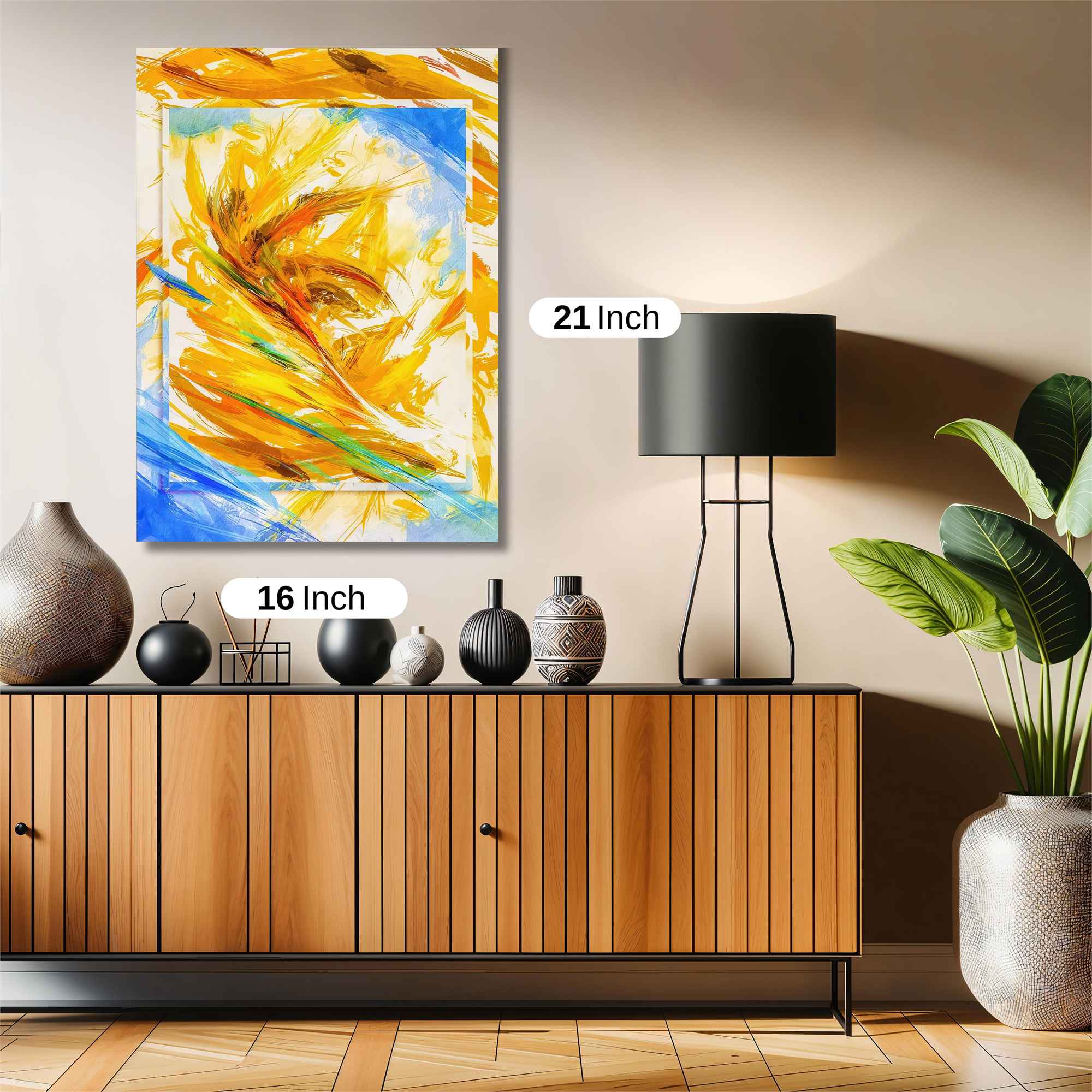 Sunflower Serenity Safe Wall Magnetic / M