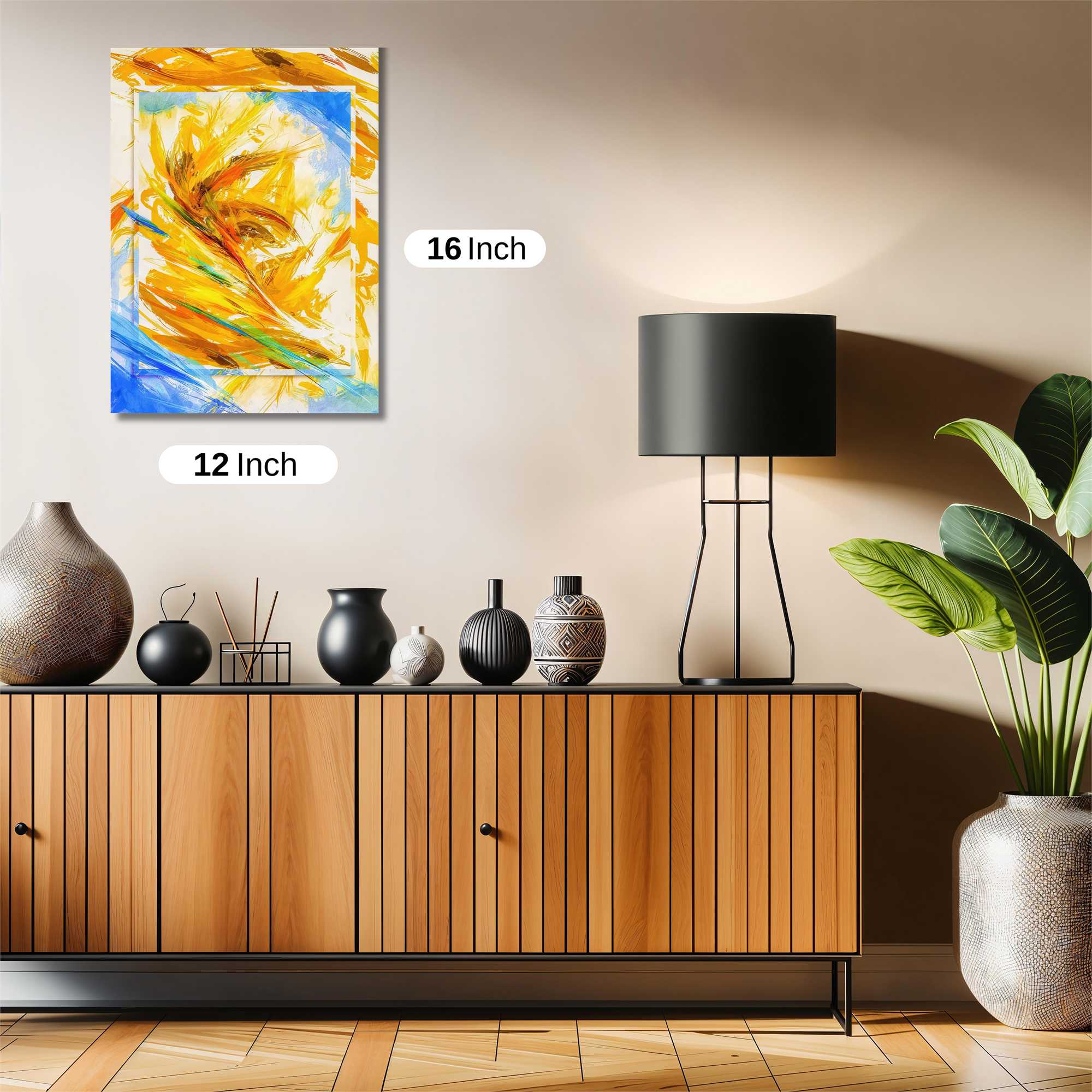 Sunflower Serenity Safe Wall Magnetic / M