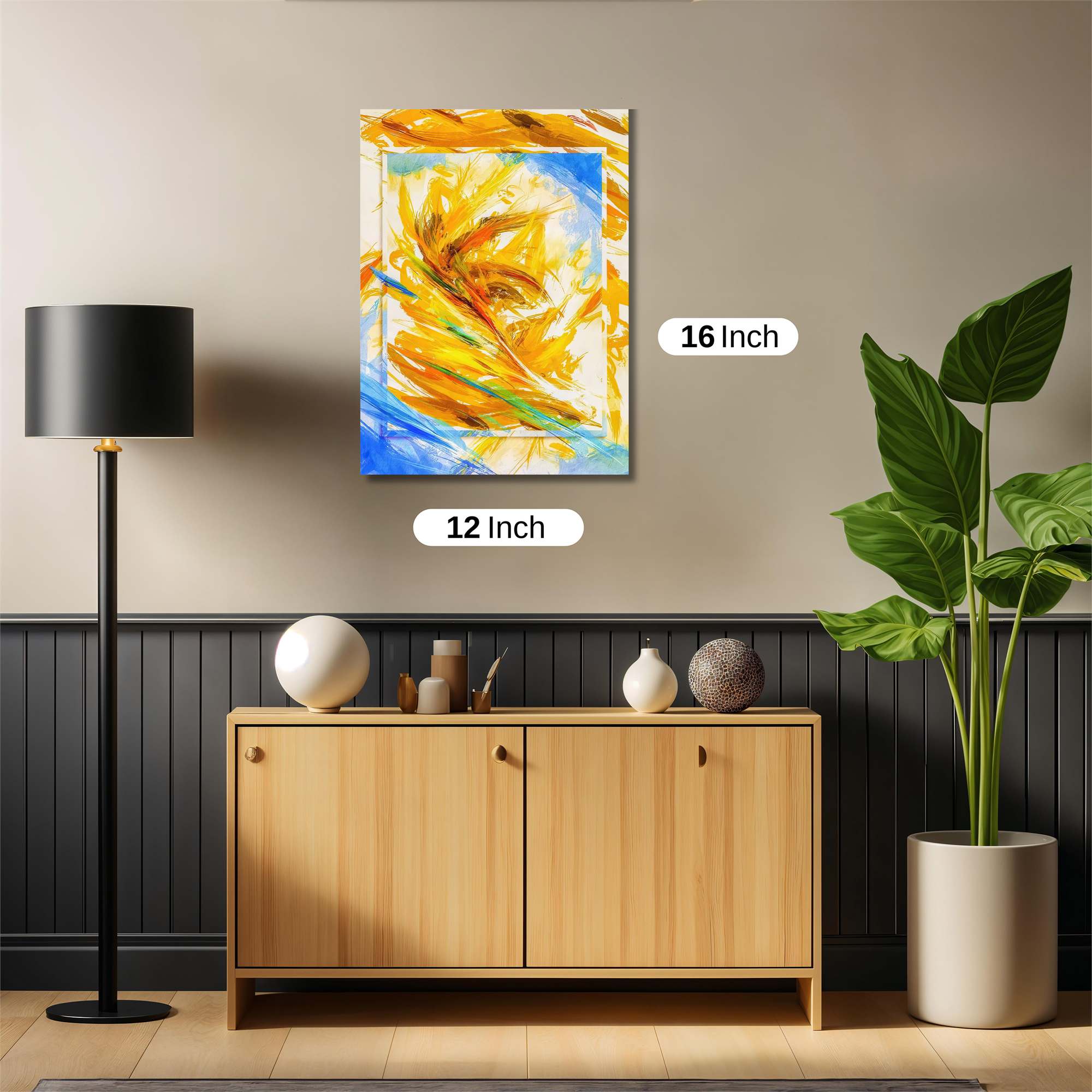 Sunflower Serenity Safe Wall Magnetic / M