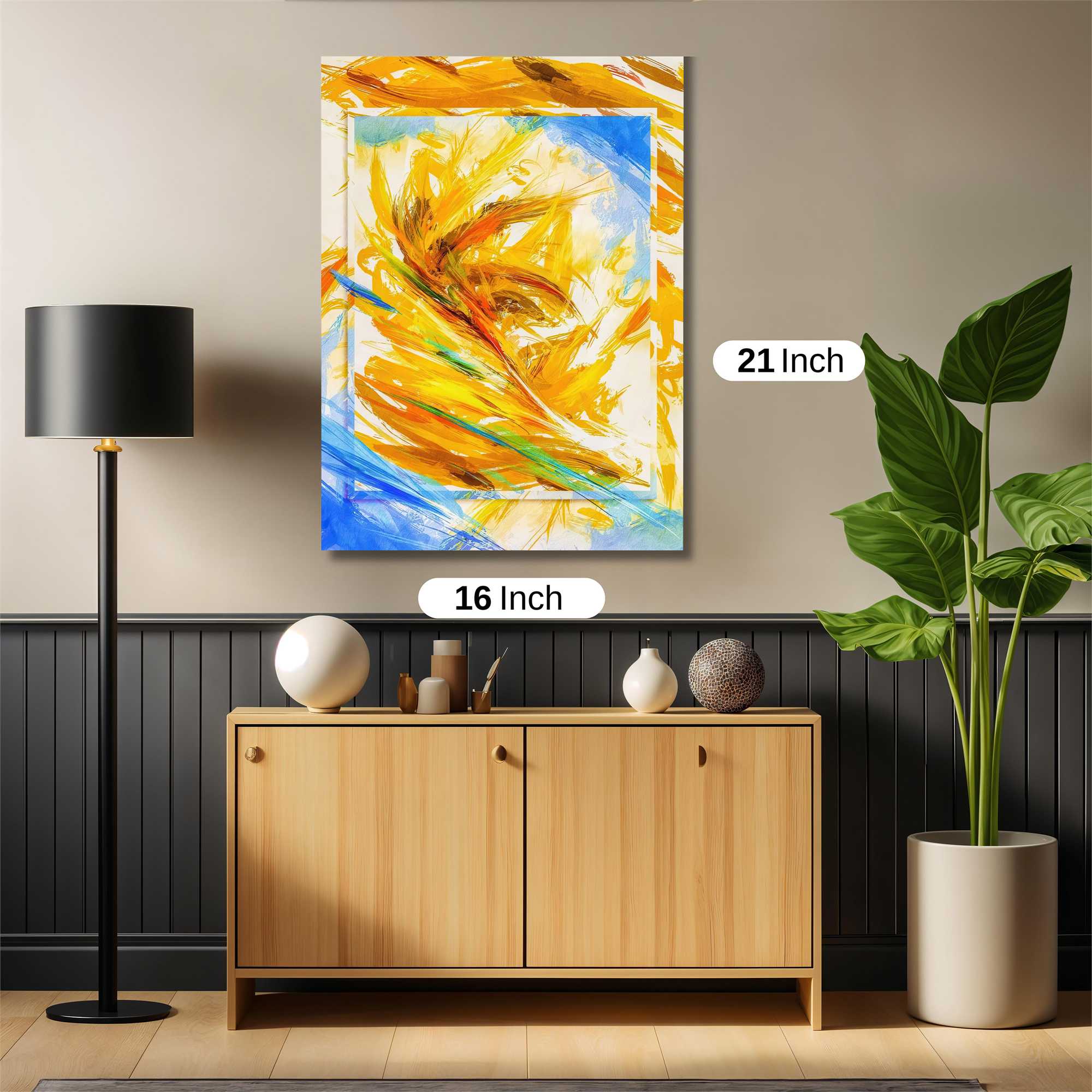 Sunflower Serenity Safe Wall Magnetic / M
