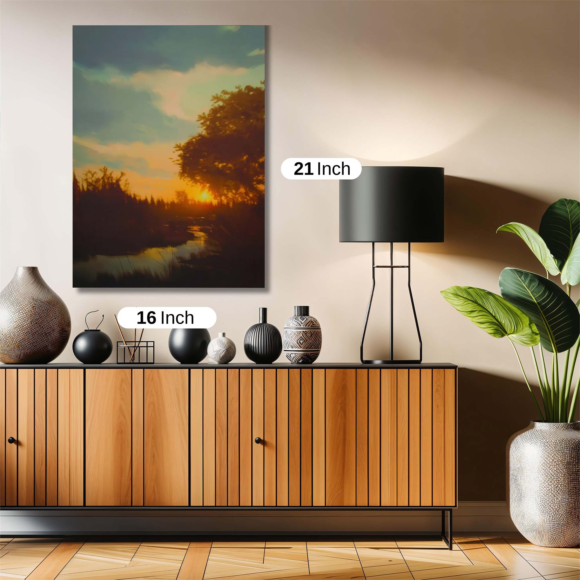 Sunset Serenity Safe Wall Magnetic / M