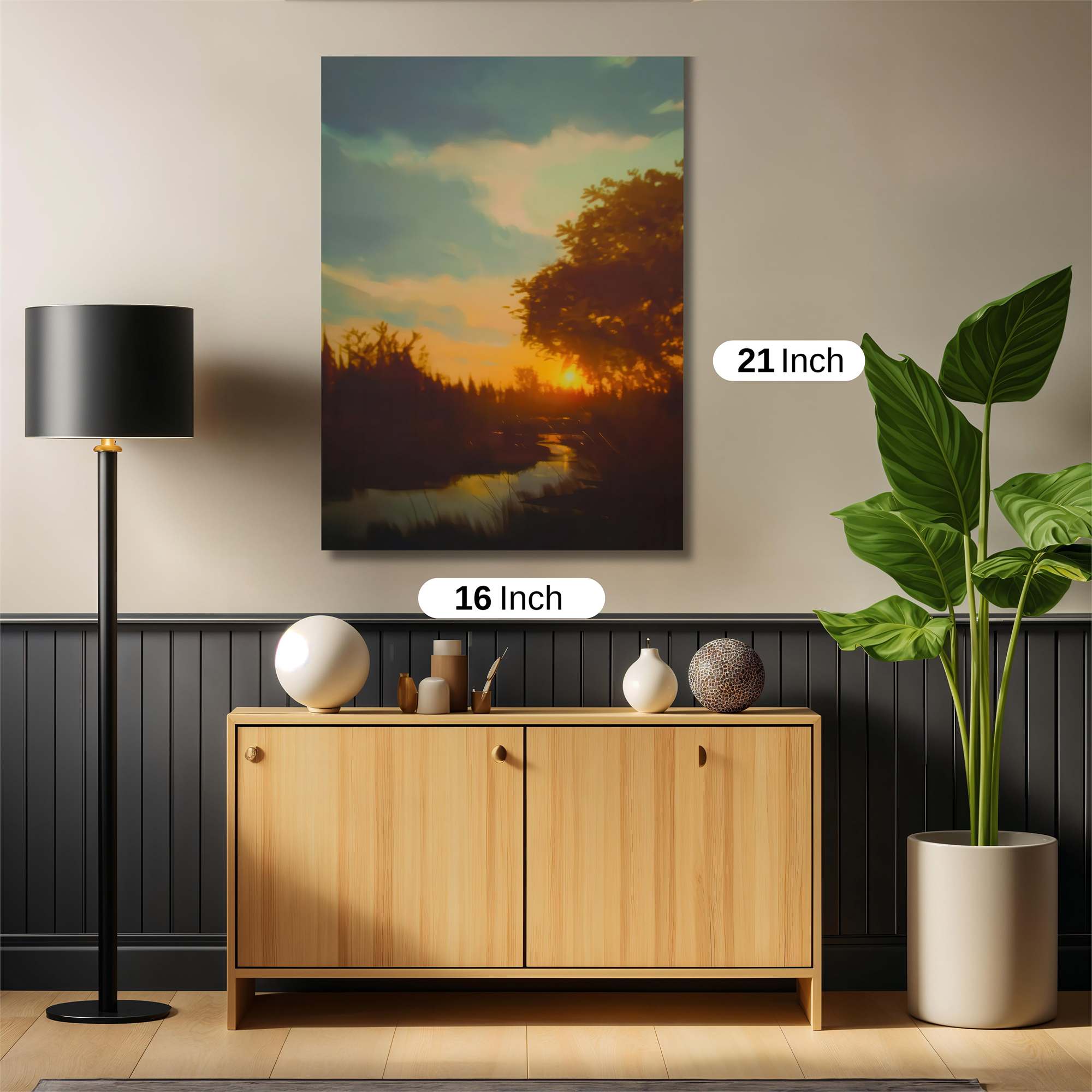Sunset Serenity Safe Wall Magnetic / M