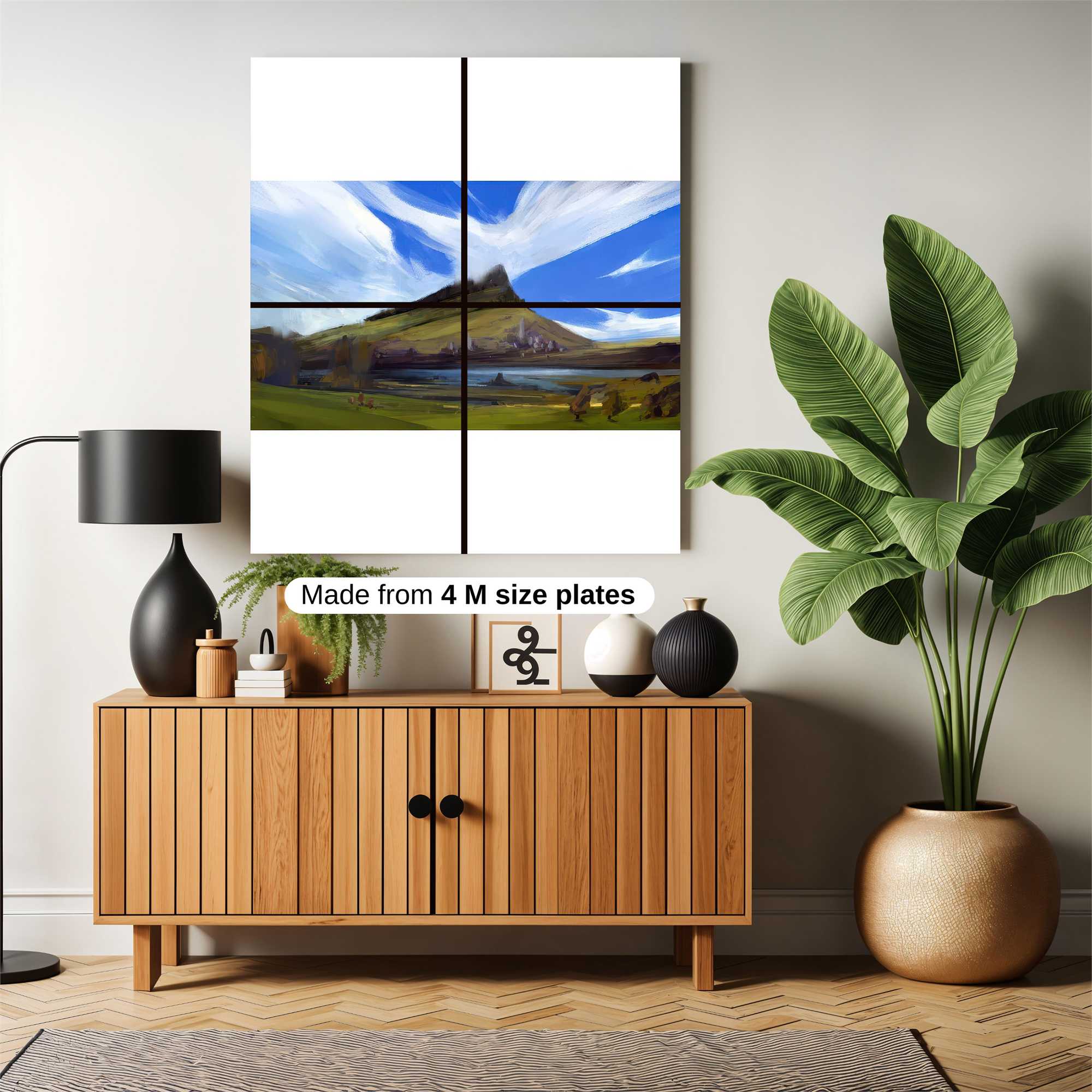 Mountain Serenity Safe Wall Magnetic / M