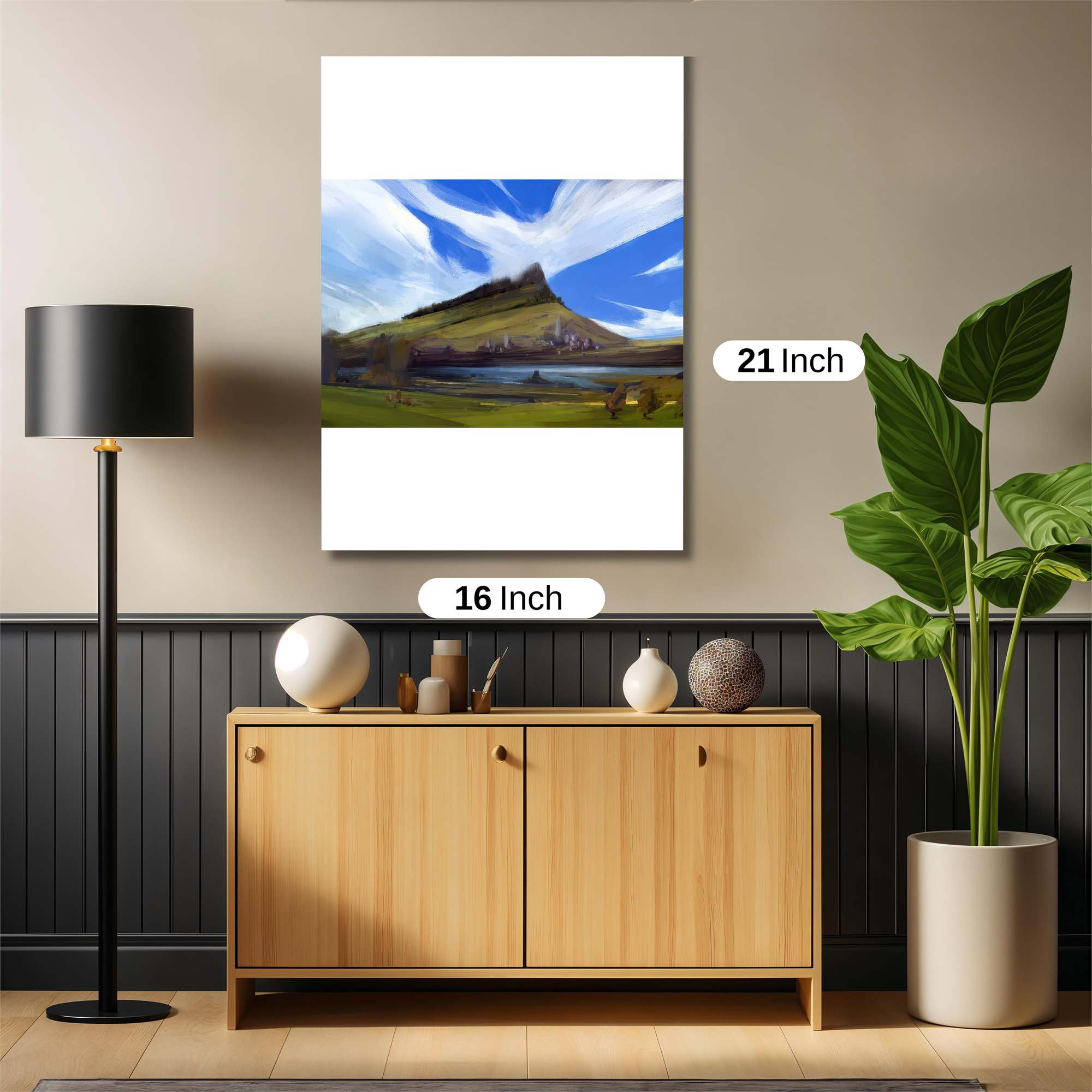 Mountain Serenity Safe Wall Magnetic / M