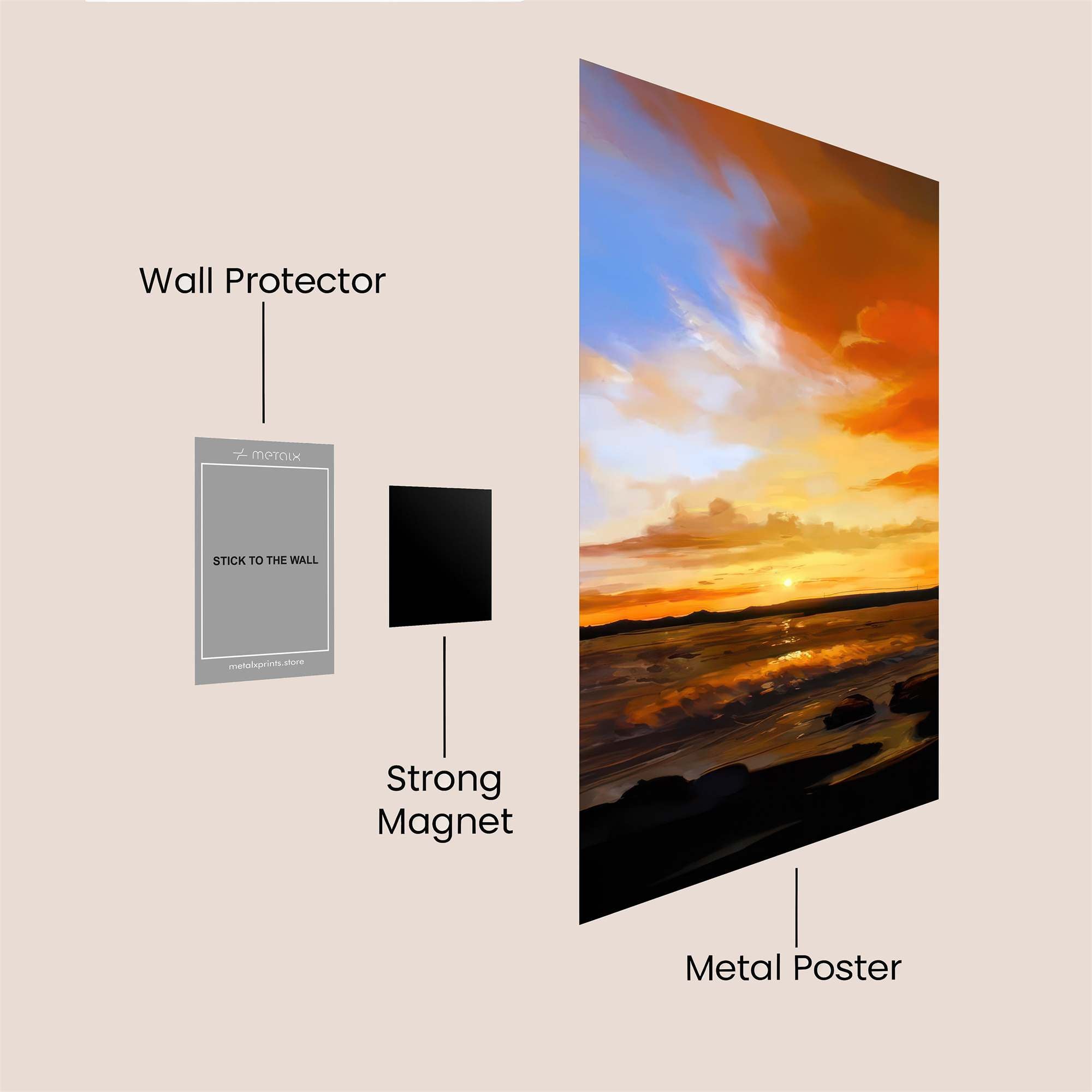 Mystic Serenity Safe Wall Magnetic / M