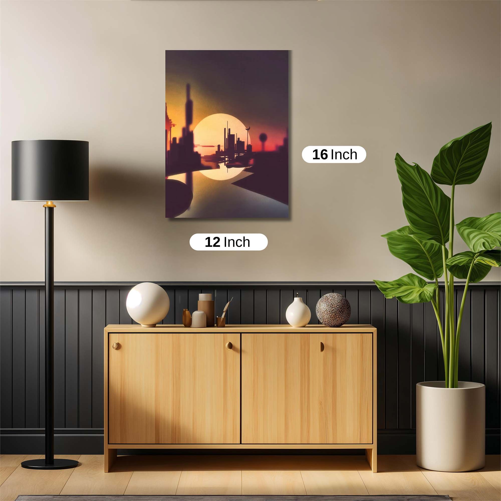Sunset Serenity Safe Wall Magnetic / M