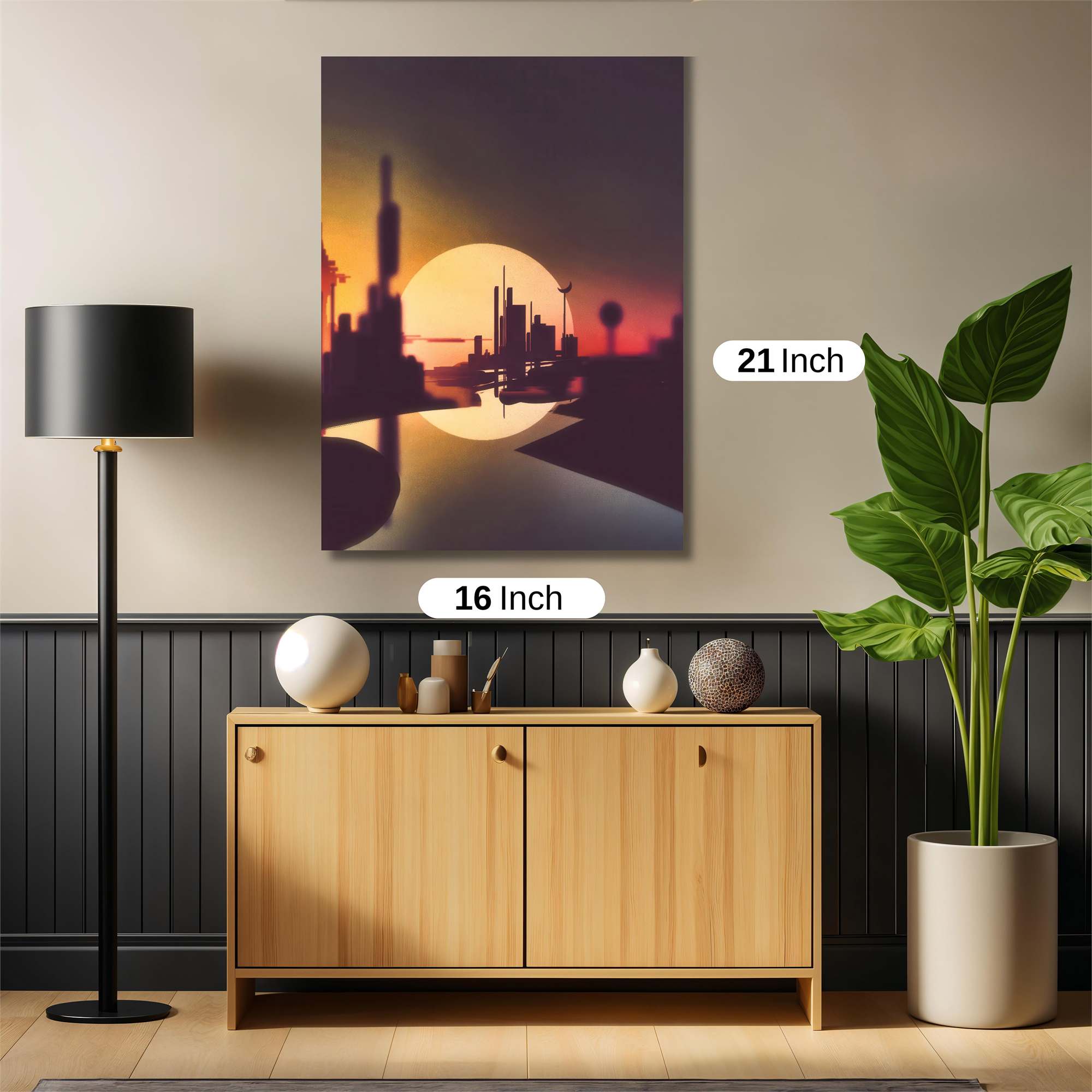 Sunset Serenity Safe Wall Magnetic / M