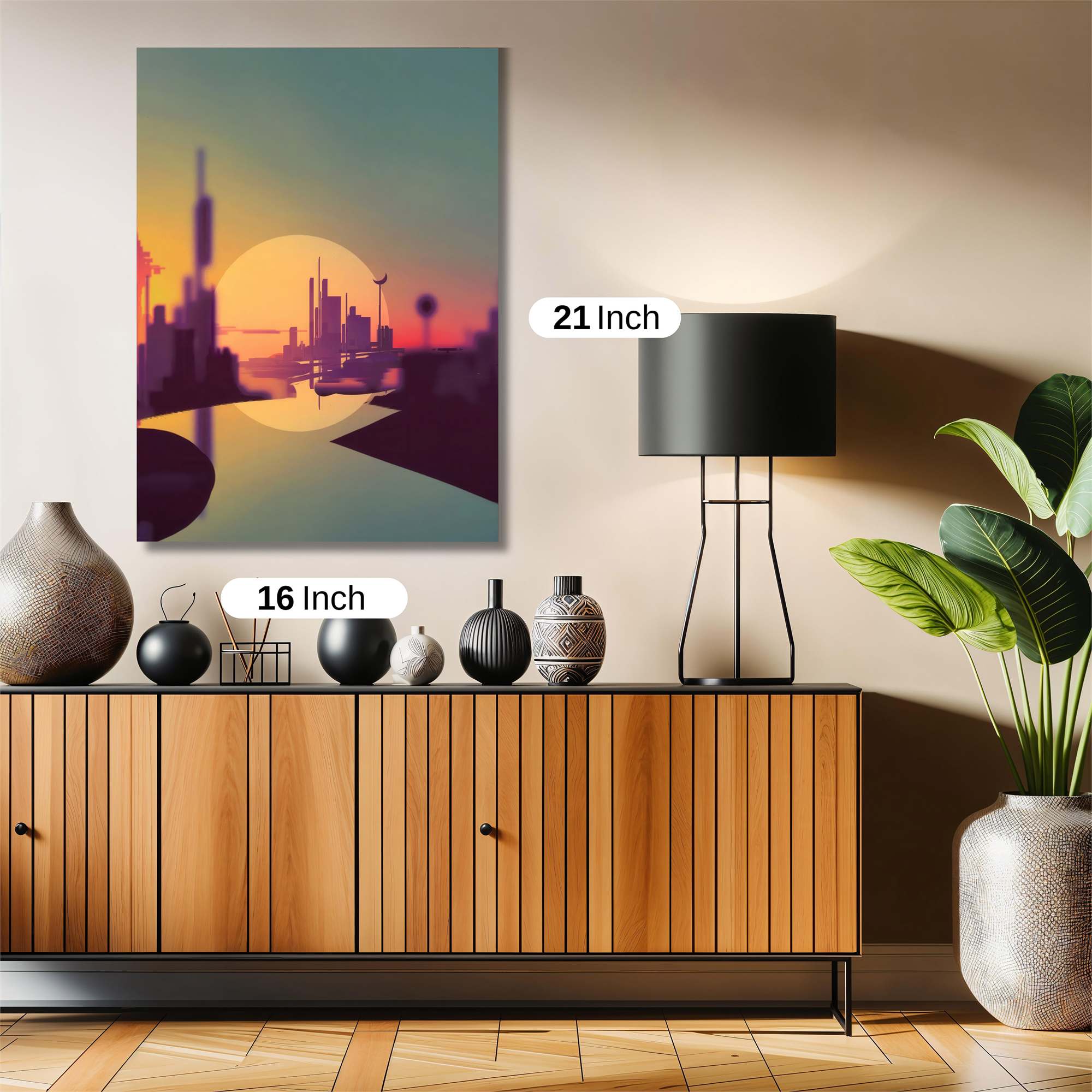 Sunset Serenity Safe Wall Magnetic / M