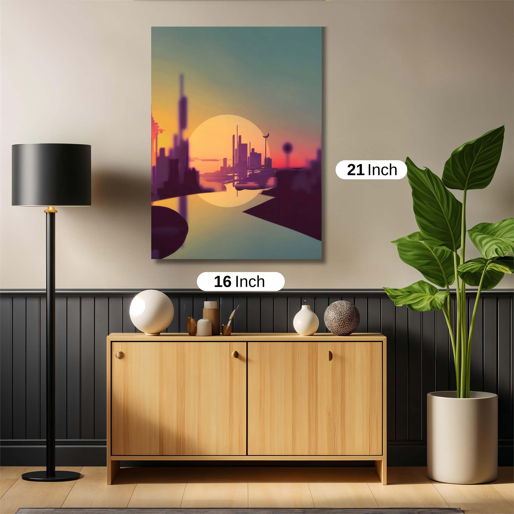 Sunset Serenity Safe Wall Magnetic / M