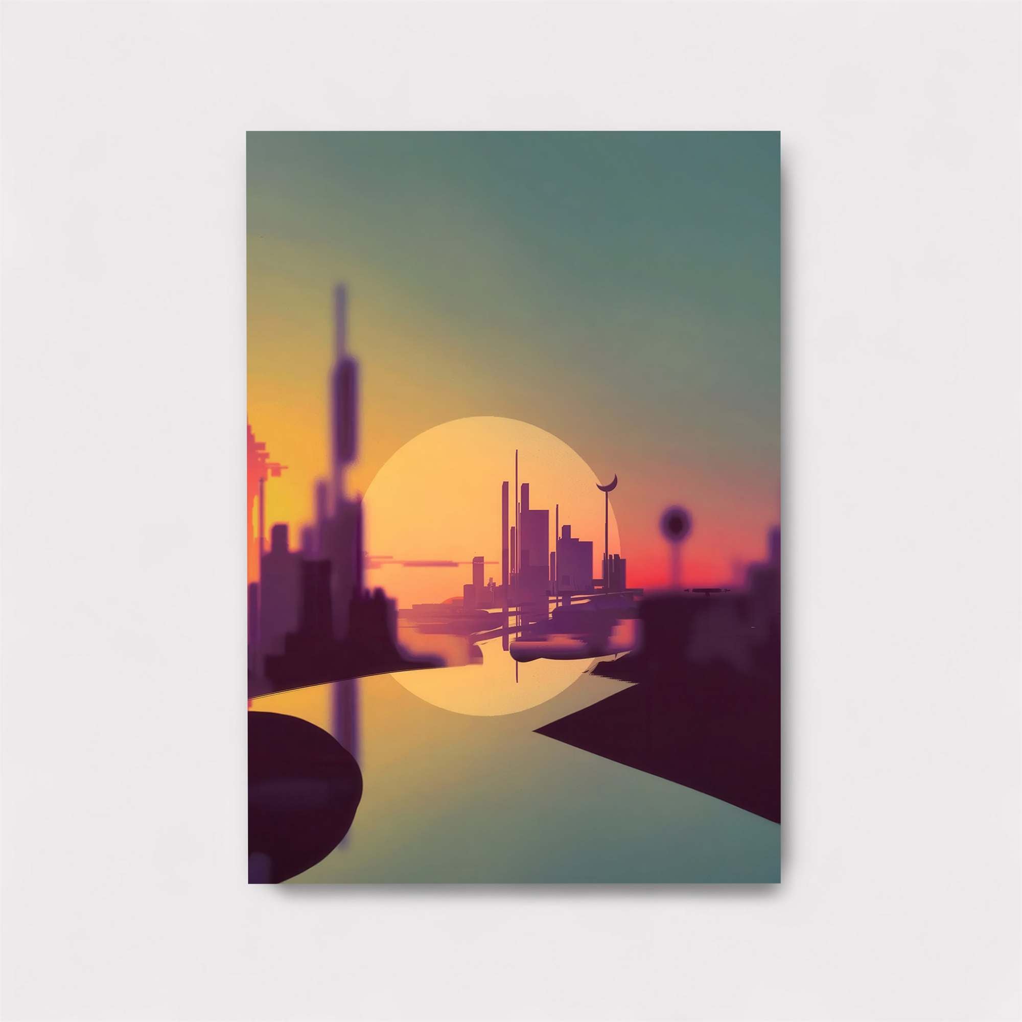 Sunset Serenity Safe Wall Magnetic / M