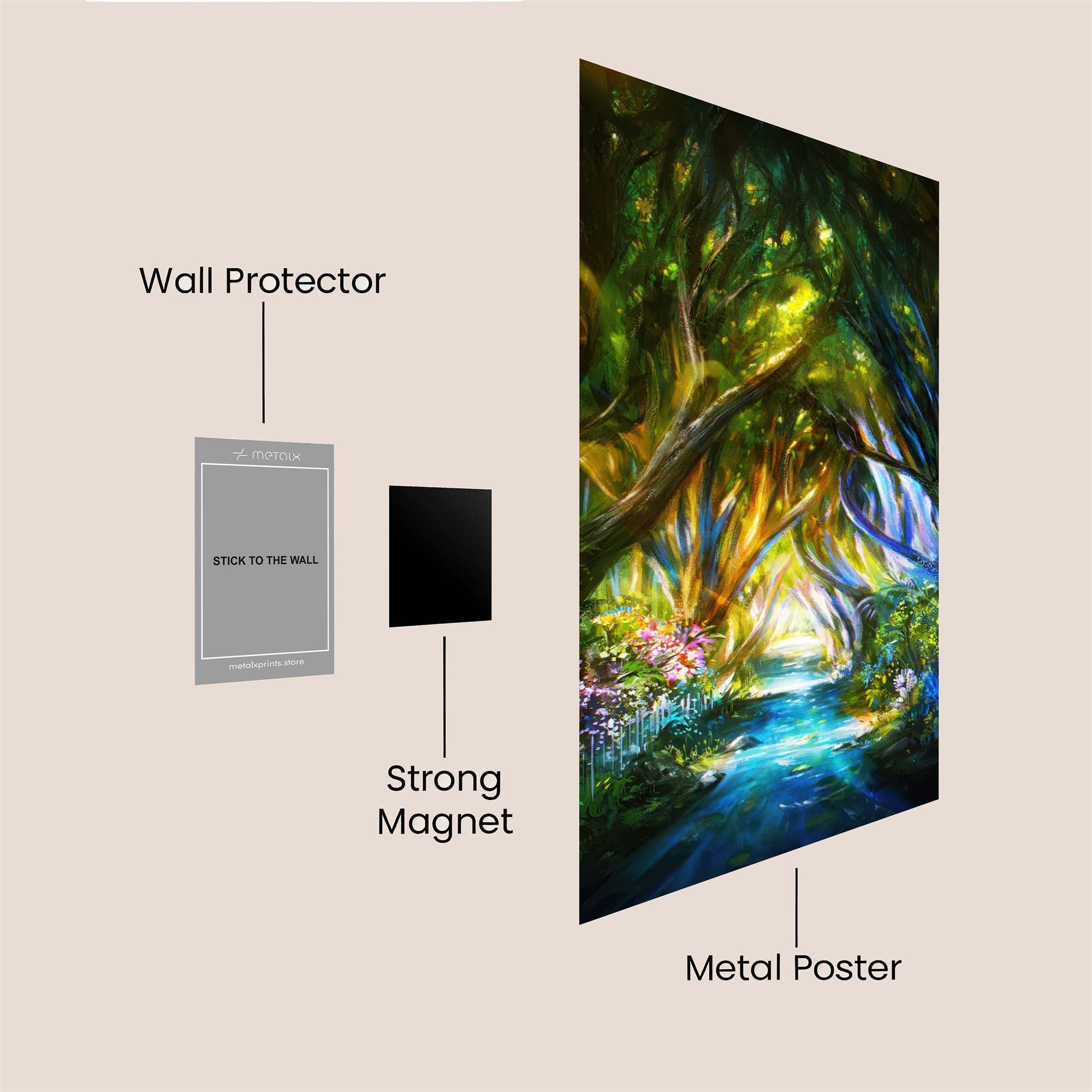 Enchanted Serenity Safe Wall Magnetic / M