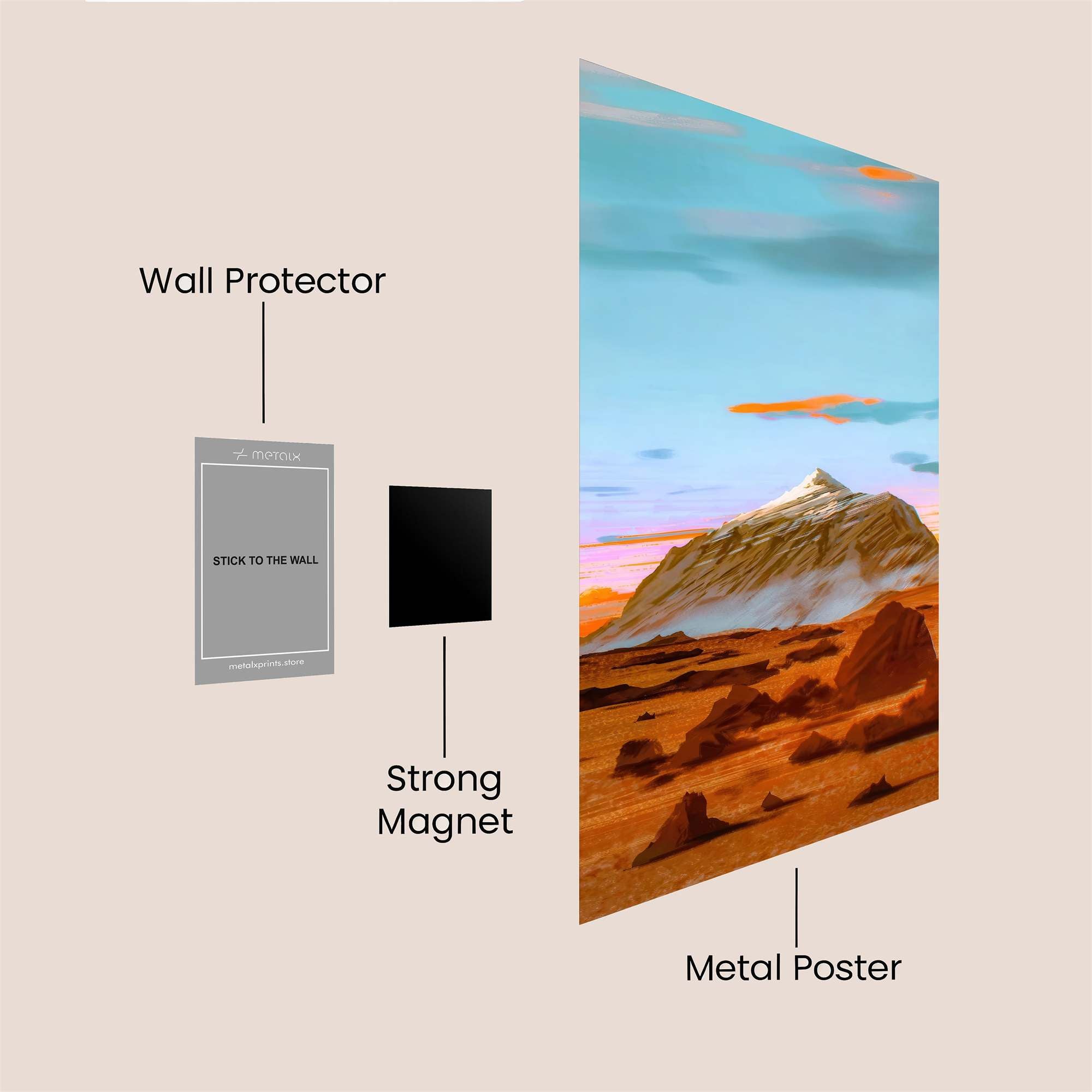 Martian Serenity Safe Wall Magnetic / M