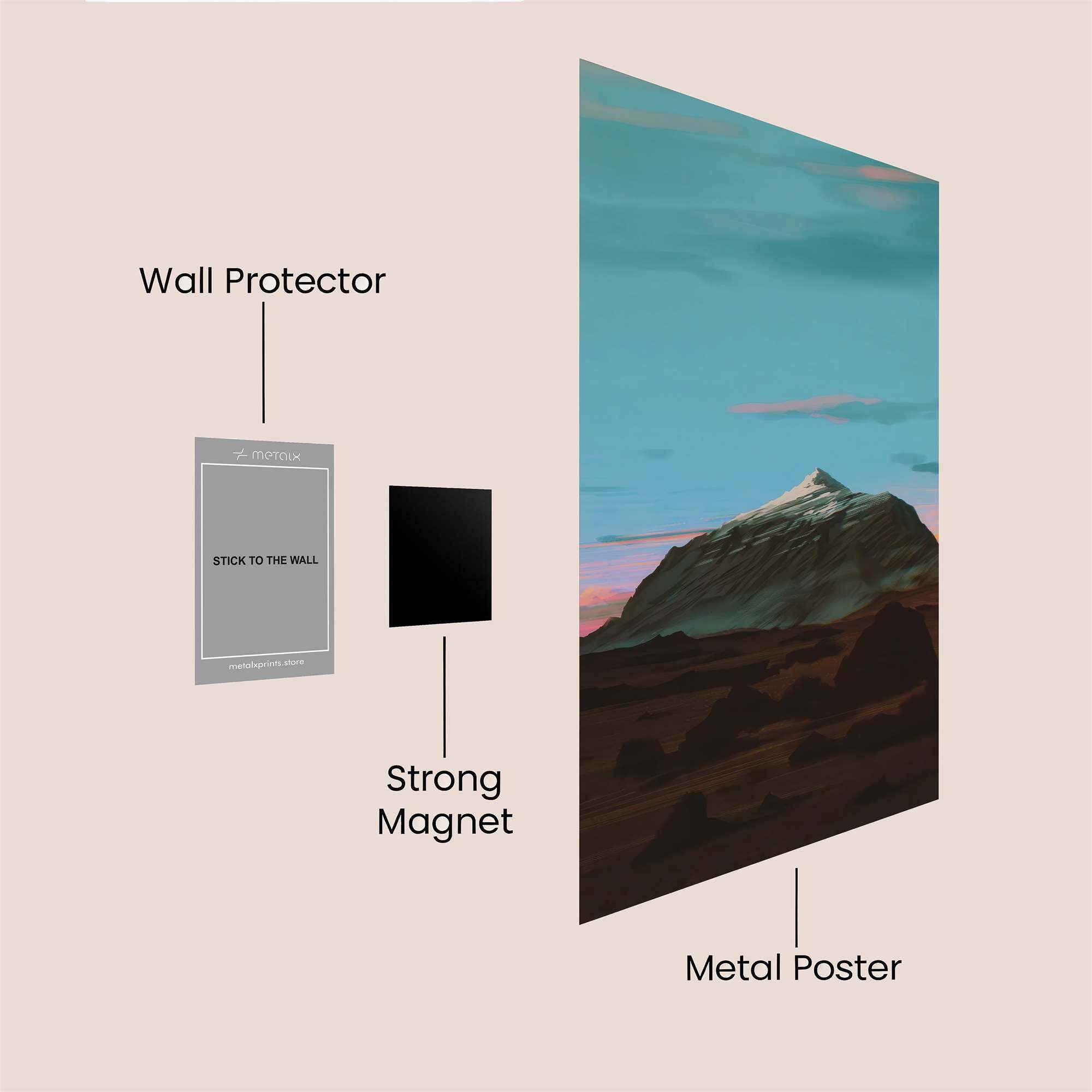 Everest Serenity Safe Wall Magnetic / M