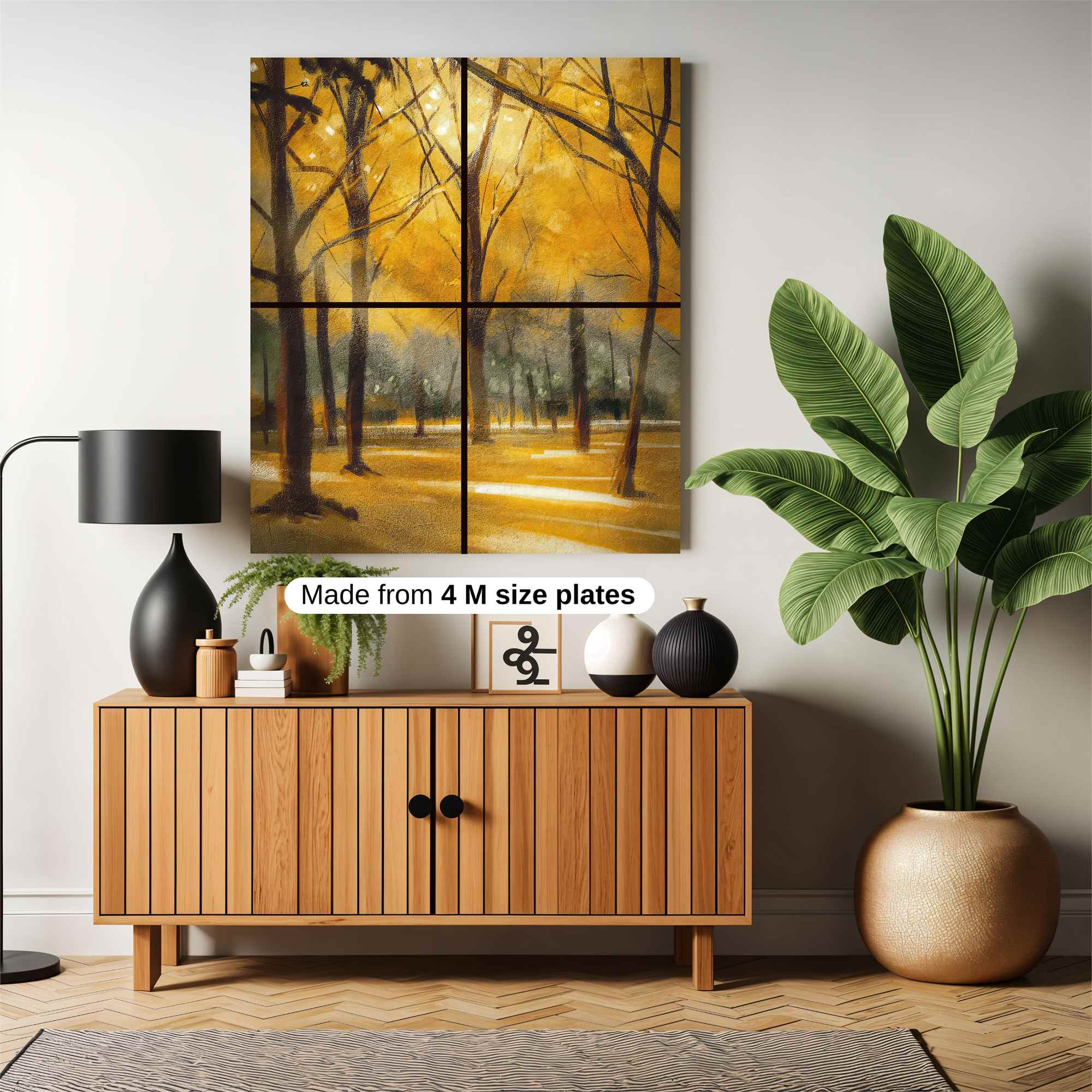 Golden Serenity Safe Wall Magnetic / M